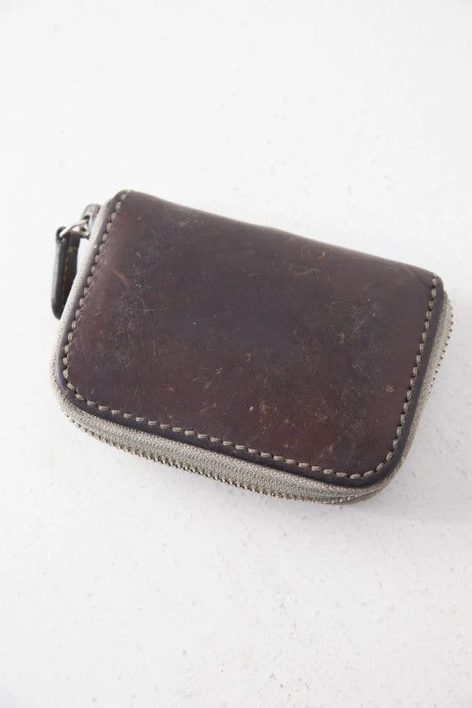 Vintage Brown leather wallet with Chrome Hearts cross stud Size ONE SIZE - 3 Thumbnail