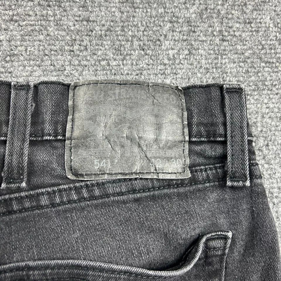 Levi's Levi's Jeans Mens 42x29 Black Denim 541 Skinny Distressed Size US 42 / EU 58 - 8 Thumbnail