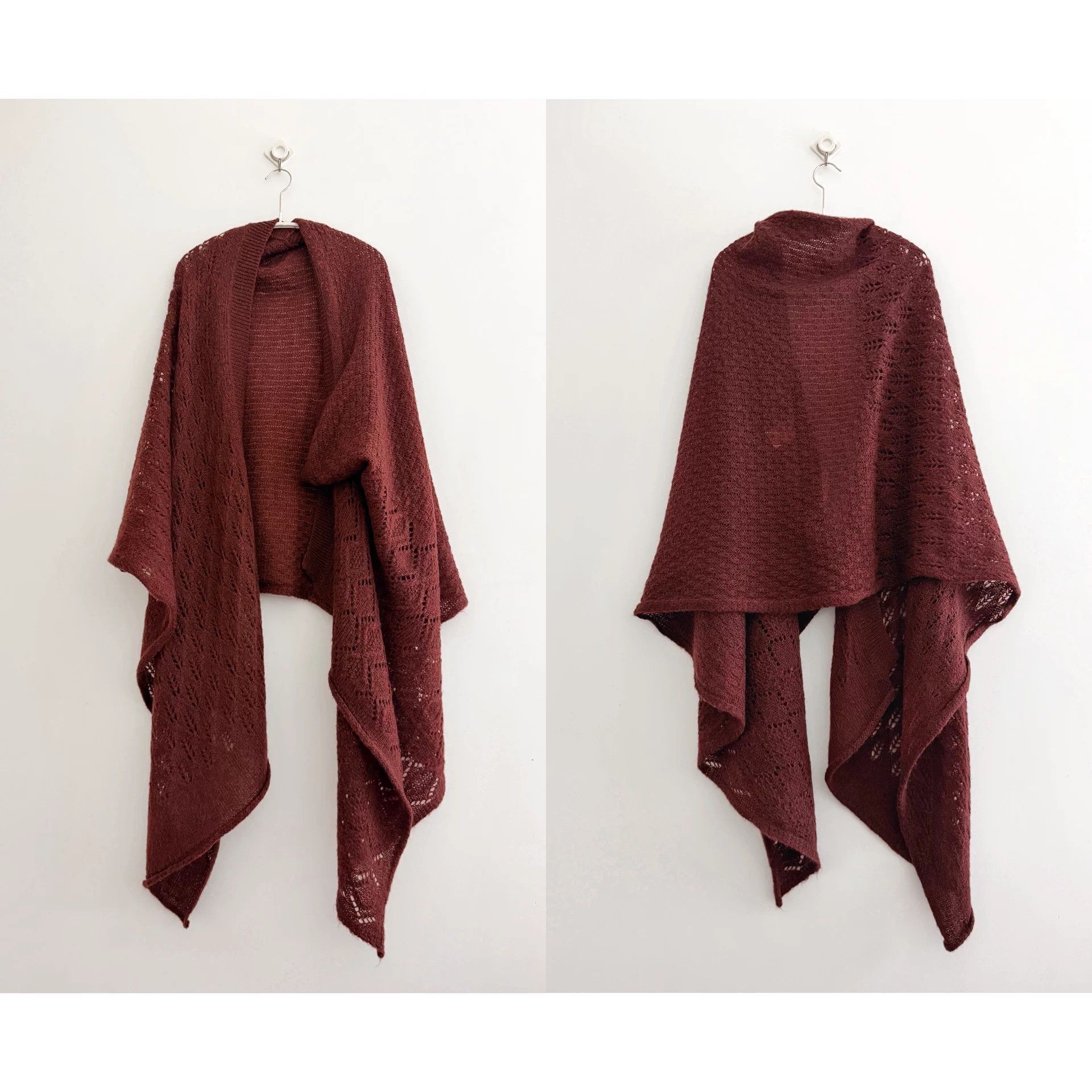 Yohji Yamamoto Yohji Yamamoto Deformed Mohair Blend Knit Stole Size ONE SIZE - 8 Thumbnail