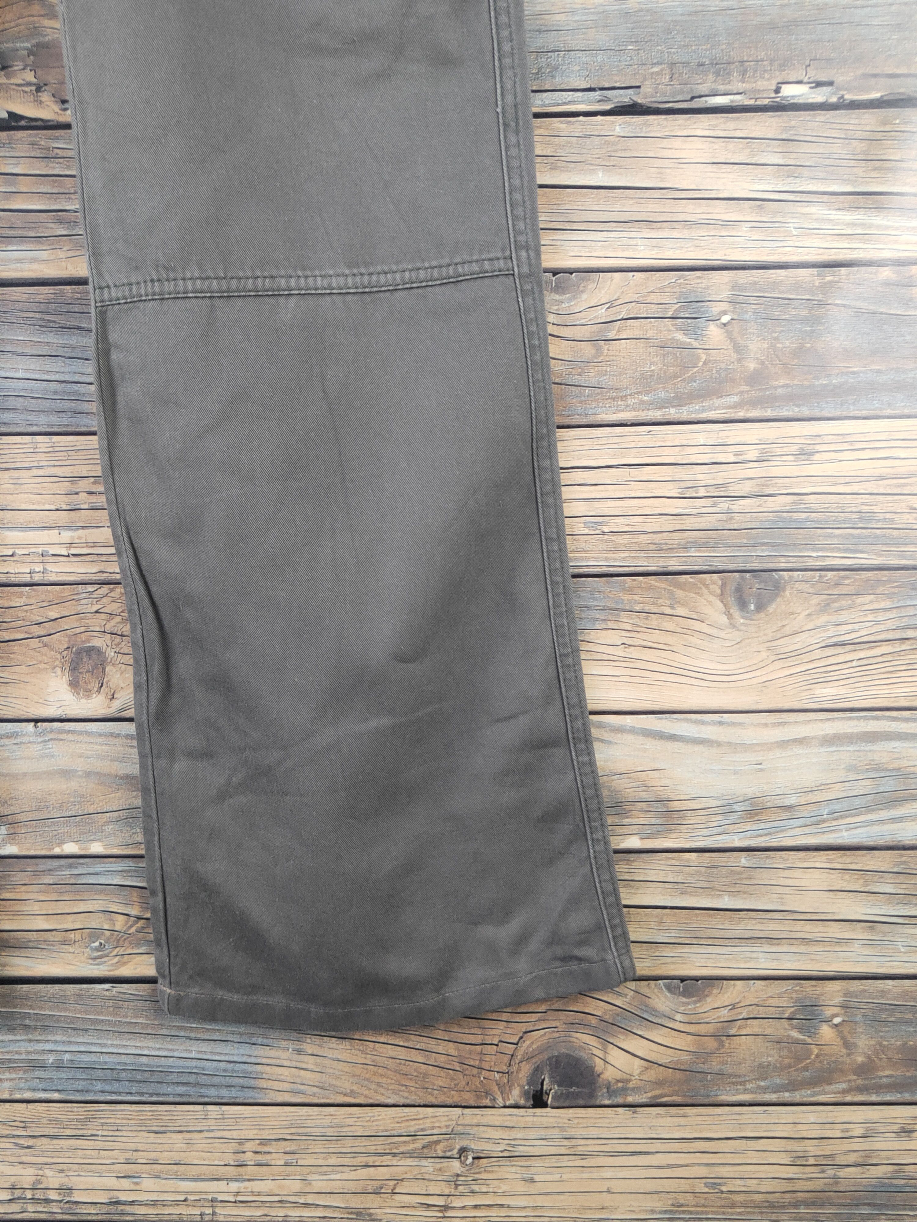 Japanese Brand DL Root Three Dark Olive Multipocket Cargo Pants #1911 Size 33" - 6 Thumbnail