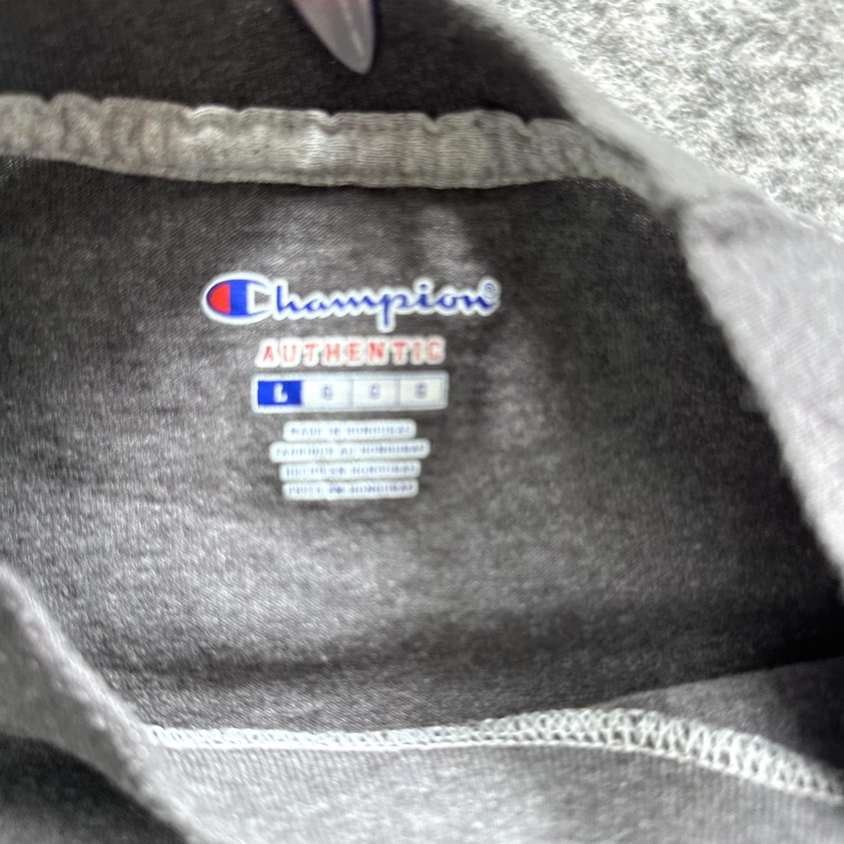 Champion Champion Shirt Mens Large Gray Embroidered C Logo Tee Tagless Casual Plain Size US L / EU 52-54 / 3 - 4 Thumbnail