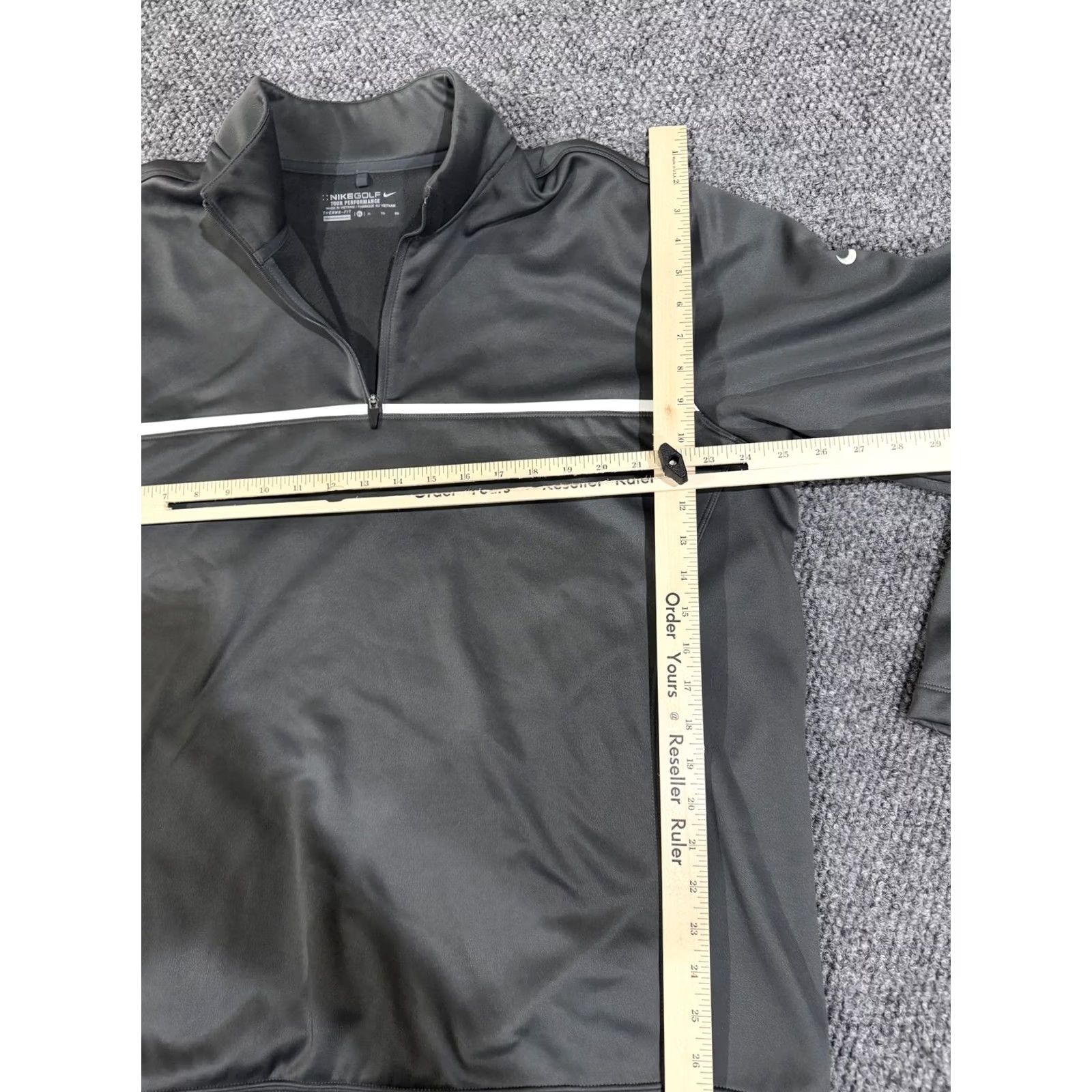 Nike Nike Golf Therma-FIT Pullover Jacket Mens XL Gray 1/4 Zip Tour Performance Size US XL / EU 56 / 4 - 3 Thumbnail