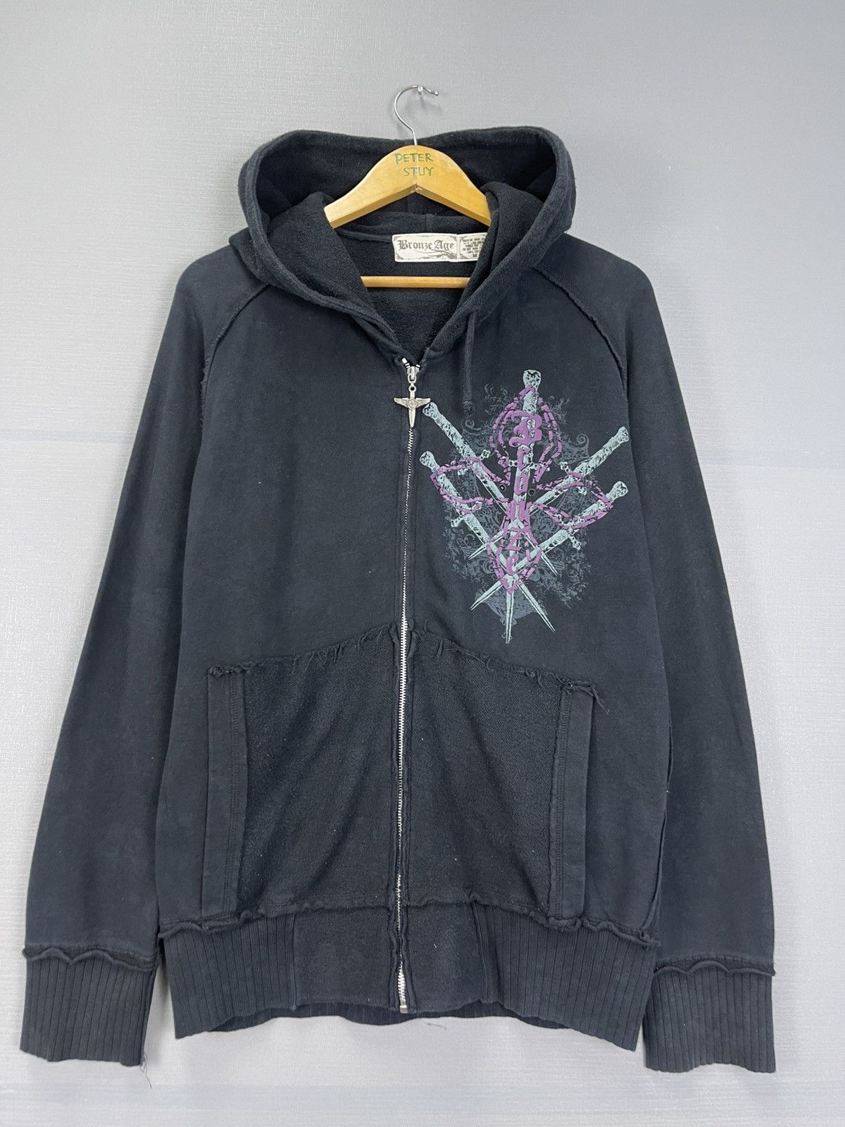 Vintage Vintage Bronze Age Skate Hoodies Size US M / EU 48-50 / 2 - 3 Thumbnail