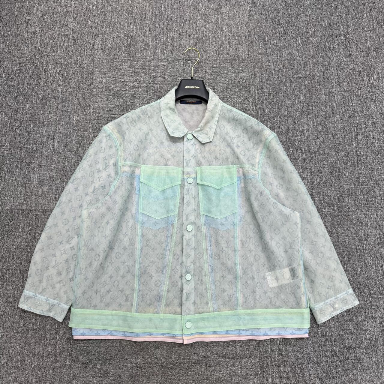 louis vuitton sheer organza jacket