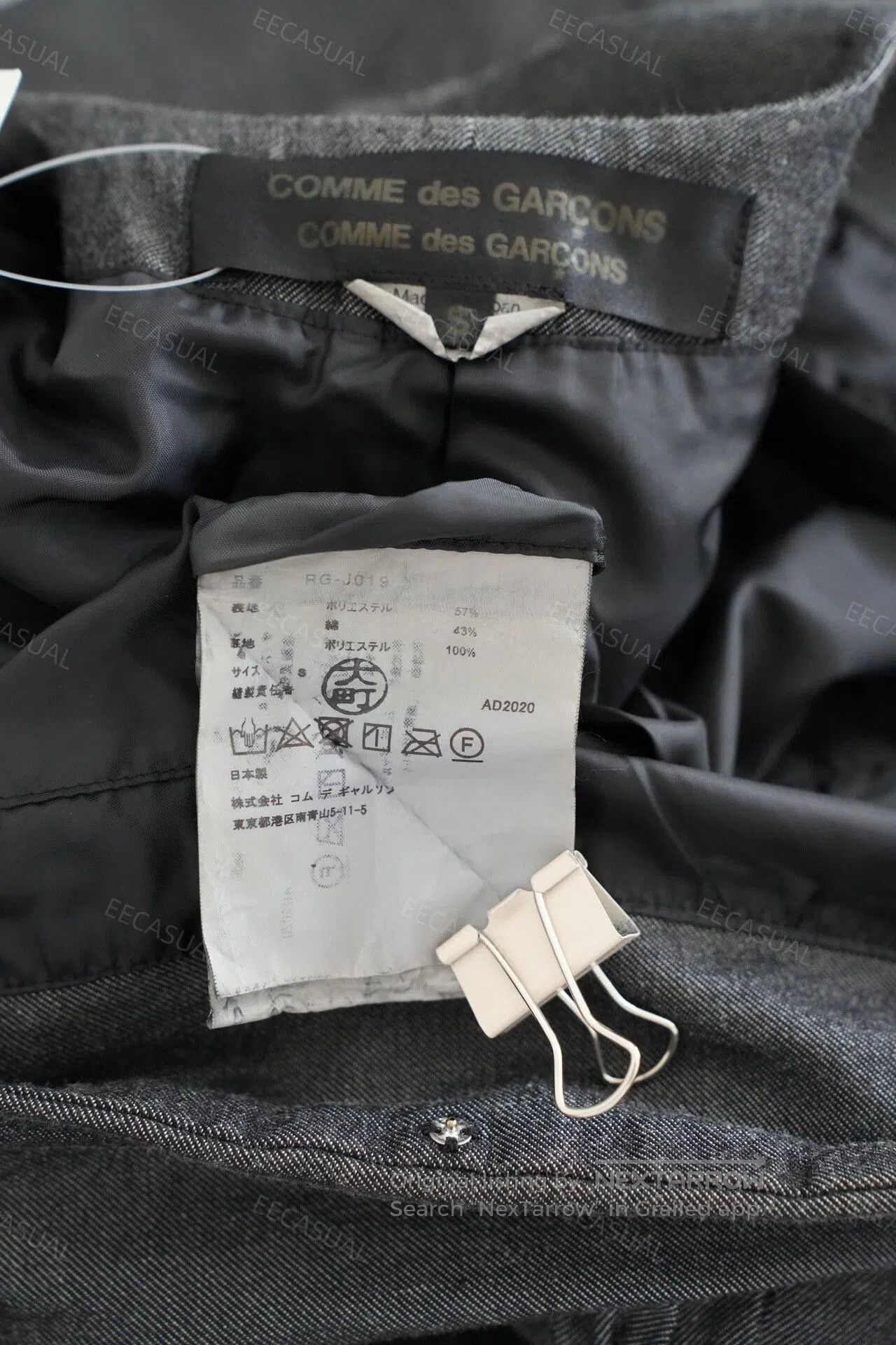CDG by Comme des Garcons Gray CDG Oversized Bow A. Size M / US 6-8 / IT 42-44 - 9 Thumbnail