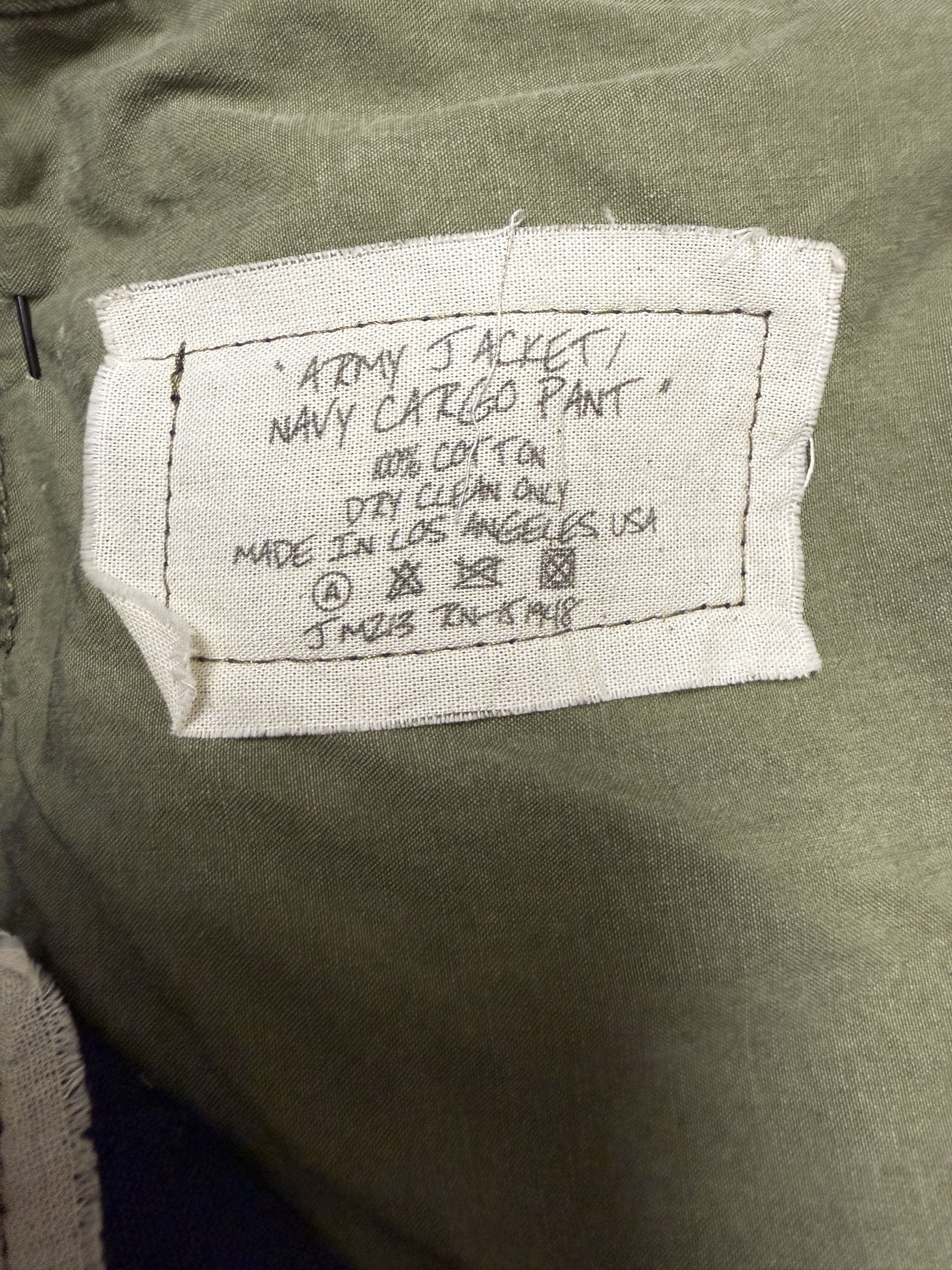 Greg Lauren $1250 Greg Lauren Army Jacket Navy Cargo Pant Size US 38 / EU 54 - 11 Thumbnail