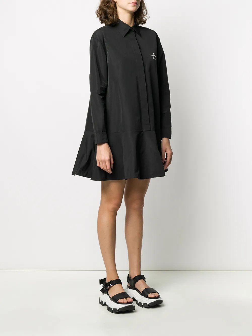 Valentino o1y0326 Mini Dress in Black Size M / US 6-8 / IT 42-44 - 3 Thumbnail