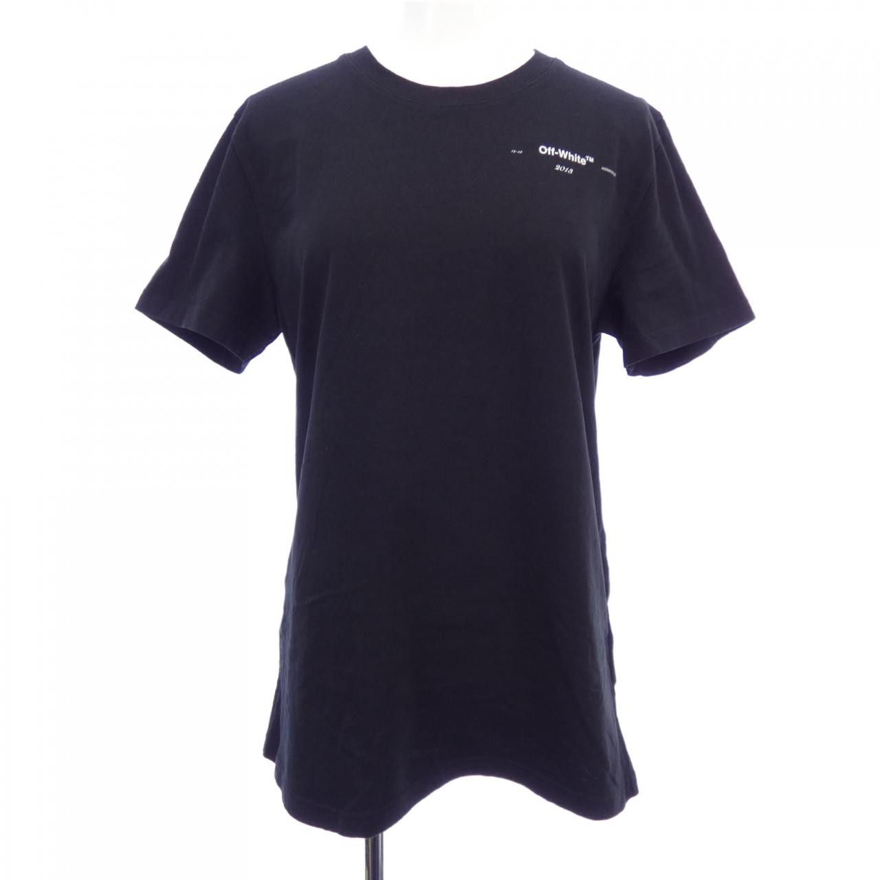 Off-White Off-White Off-White Cotton T-shirt Textile T-Shirts DUTY FREE for USA Size ONE SIZE - 1 Thumbnail