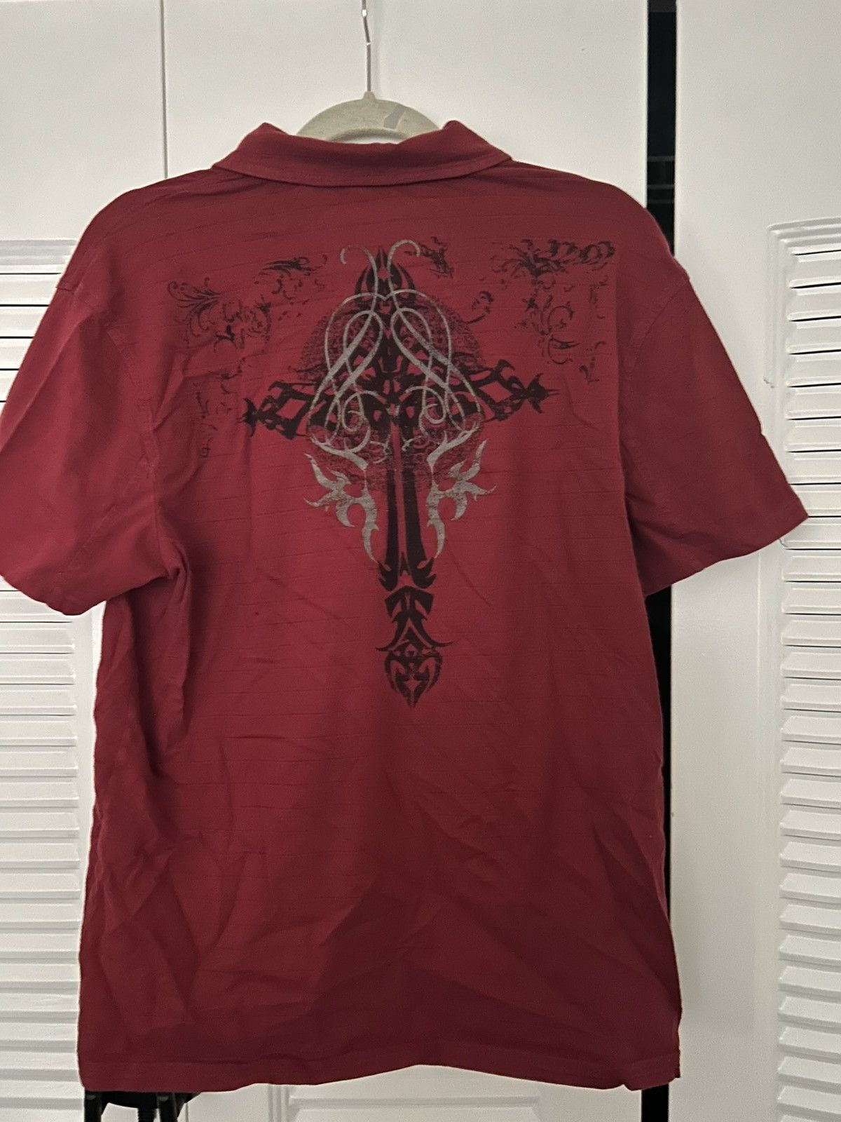 Tornado Mart × Vintage RARE Early 2000’s guess cross polo Size US XL / EU 56 / 4 - 2 Thumbnail