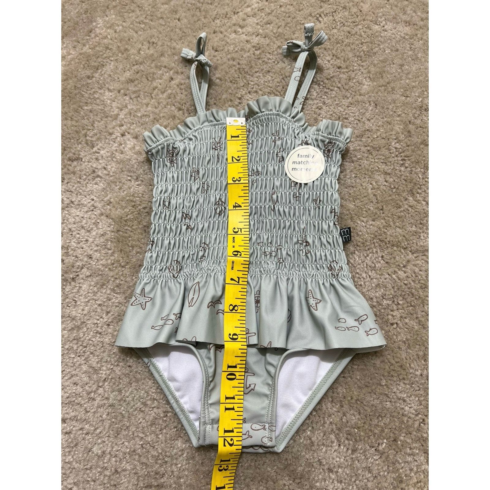 Other NWT-Gerber Modern Moments Baby Girl Swimsuit Ruffles 12M Size ONE SIZE - 12 Thumbnail