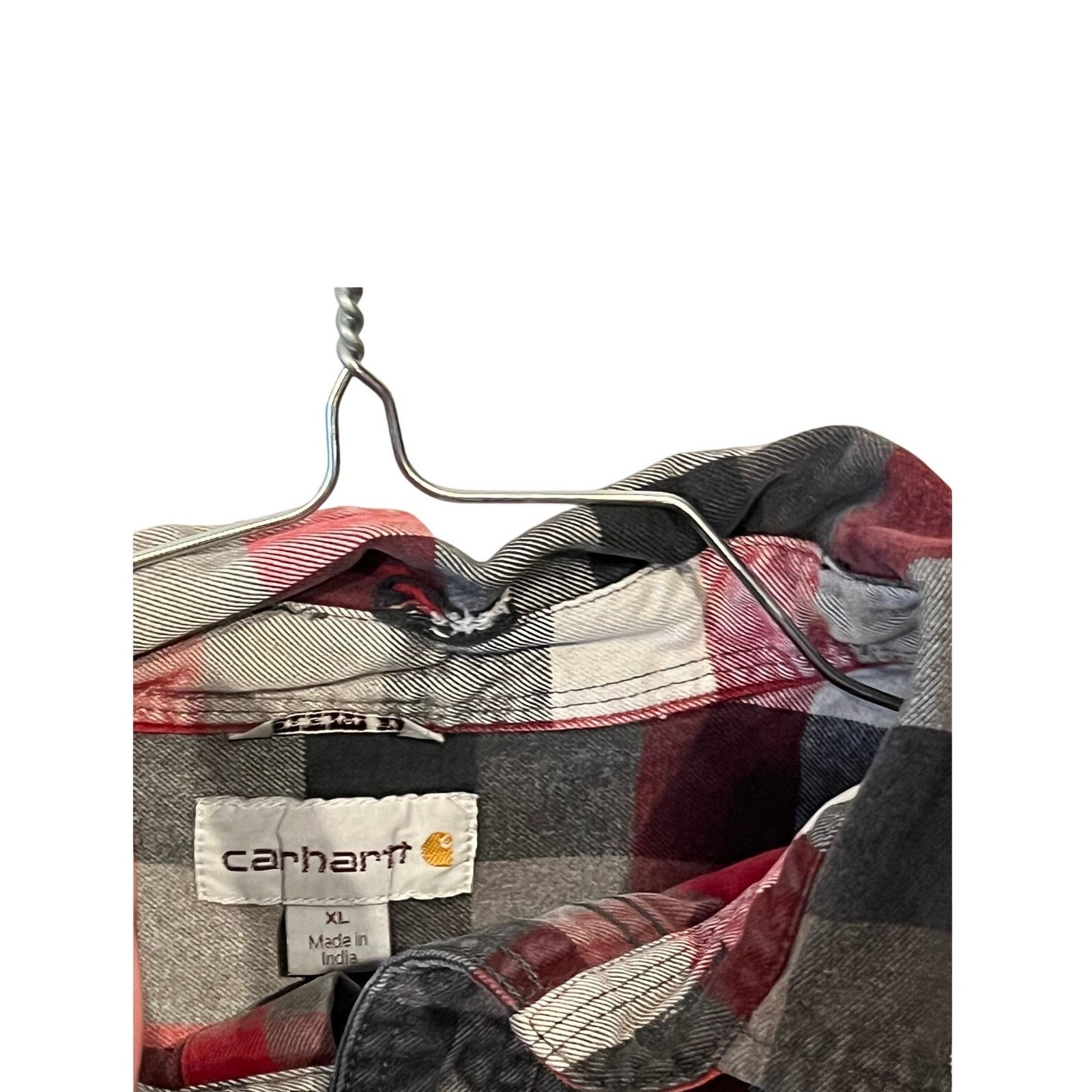 Carhartt Carhartt Red Black Checker Heavy Flannel Mens XL Size US XL / EU 56 / 4 - 6 Thumbnail