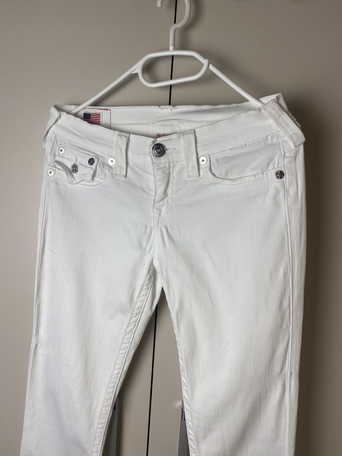 True Religion Vintage True Religion Misty Skinny Denim Jeans Y2k Low Rise Size 27" / US 4 / IT 40 - 6 Thumbnail