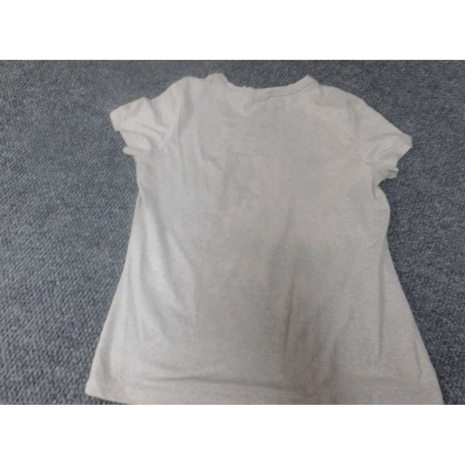 Vintage Chicos Shirt Women 1 Gray Pullover Crew Neck Short Sleeve Breathable Stretch Classic Casual Blouse Basic Modern Regular Womens Size XS / US 0-2 / IT 36-38 - 7 Thumbnail