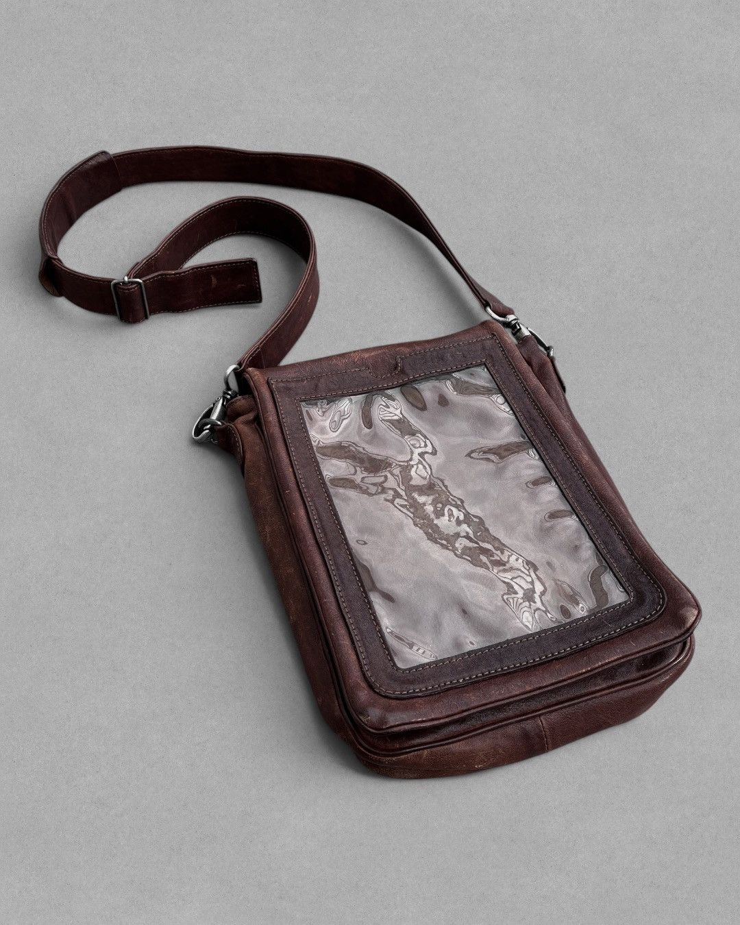 Maison Margiela 2000’s MAISON MARTIN MARGIELA Transparent Pocket Leather Bag Size ONE SIZE - 17 Thumbnail