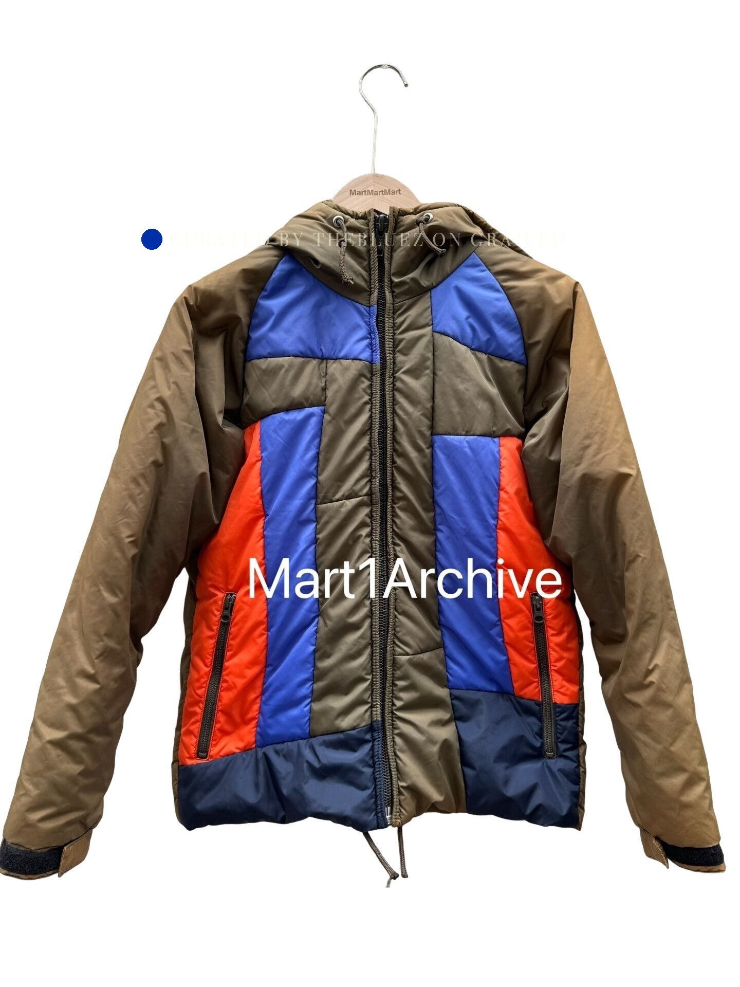 Comme des Garcons Colorblock Puffer Jacket in Multi Size US XS / EU 42 / 0 - 1 Thumbnail