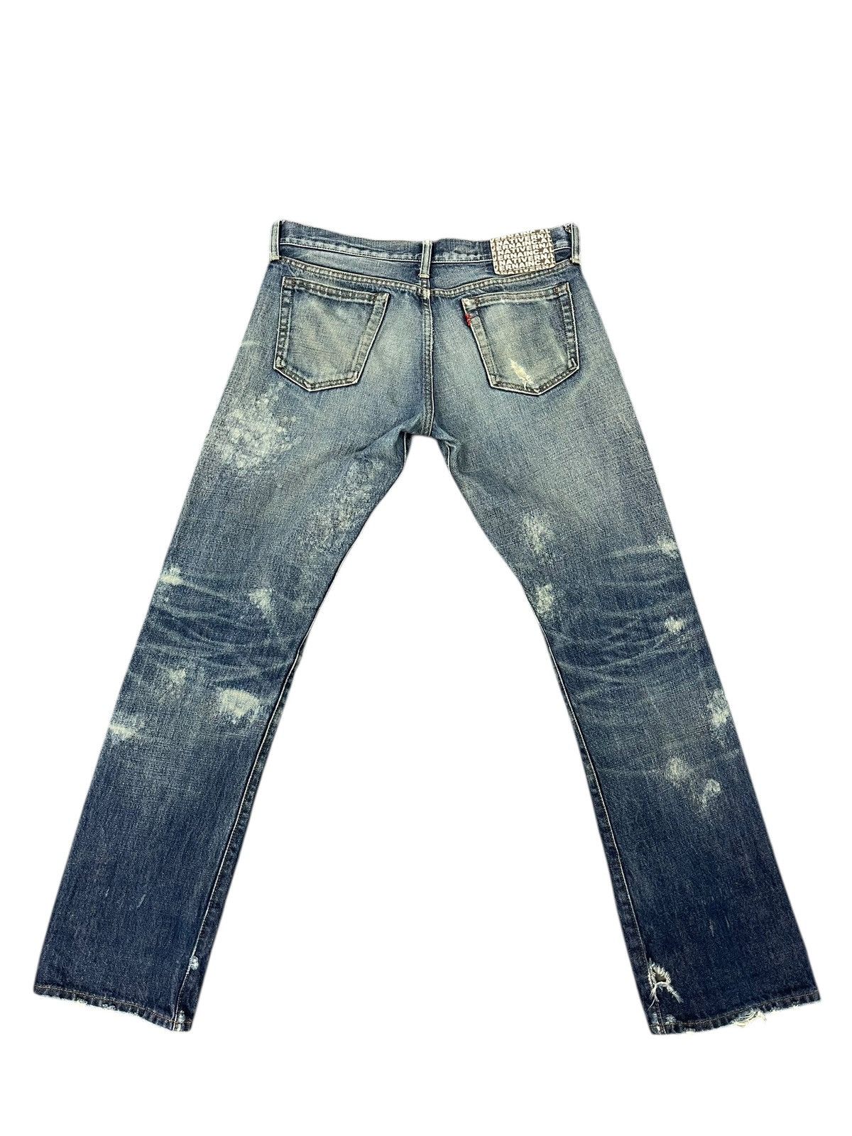Le Grande Bleu (L.G.B.) Slim Jeans Rna Distress margiela amiri helmut erd cdg 4🟦1 Size US 30 / EU 46 - 9 Thumbnail