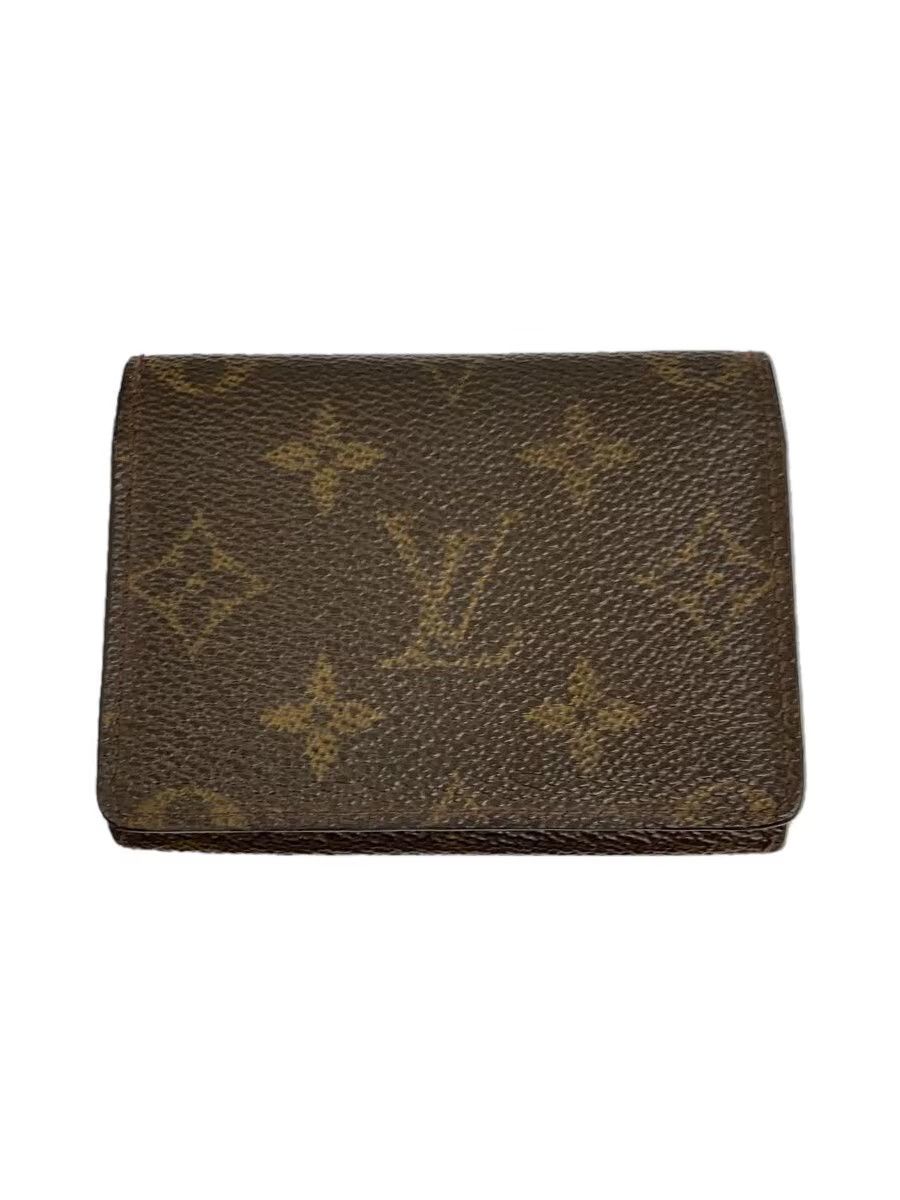Louis Vuitton Louis Vuitton Monogram Canvas Envelope Carte de Visite Brown Size ONE SIZE - 1 Thumbnail