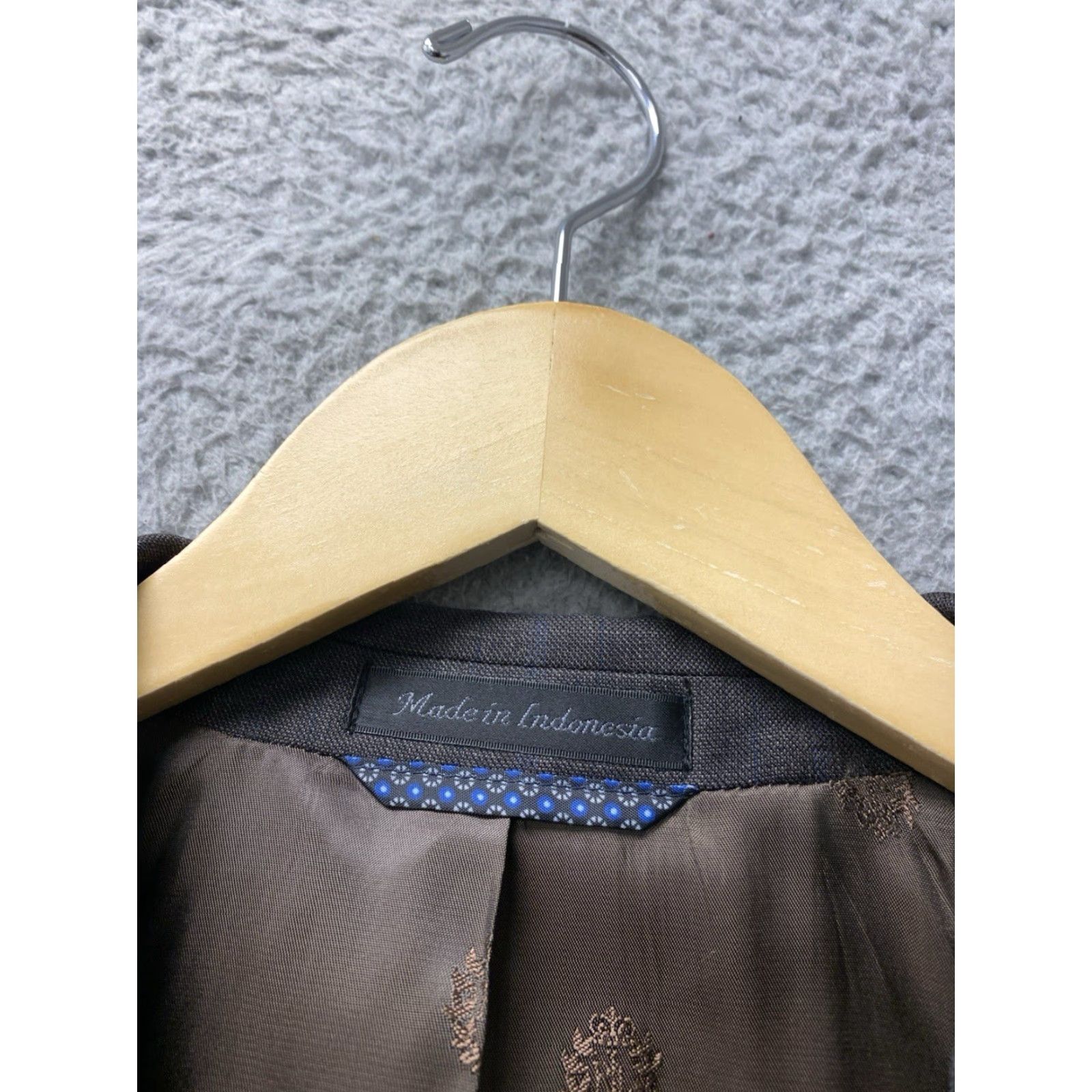Ralph Lauren Ralph Lauren Blazer Jacket Men 40S Brown Light Plaid Wool Blend Corduroy 0115 Sports Preppy Classic Golf Blazer Mens Size 40R - 4 Thumbnail