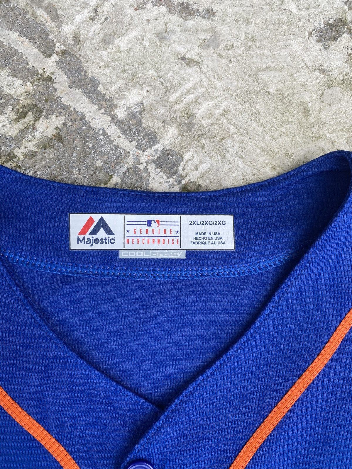 Majestic MAJESTIC NEW YORK METS MLB JERSEY Size US XXL / EU 58 / 5 - 3 Thumbnail