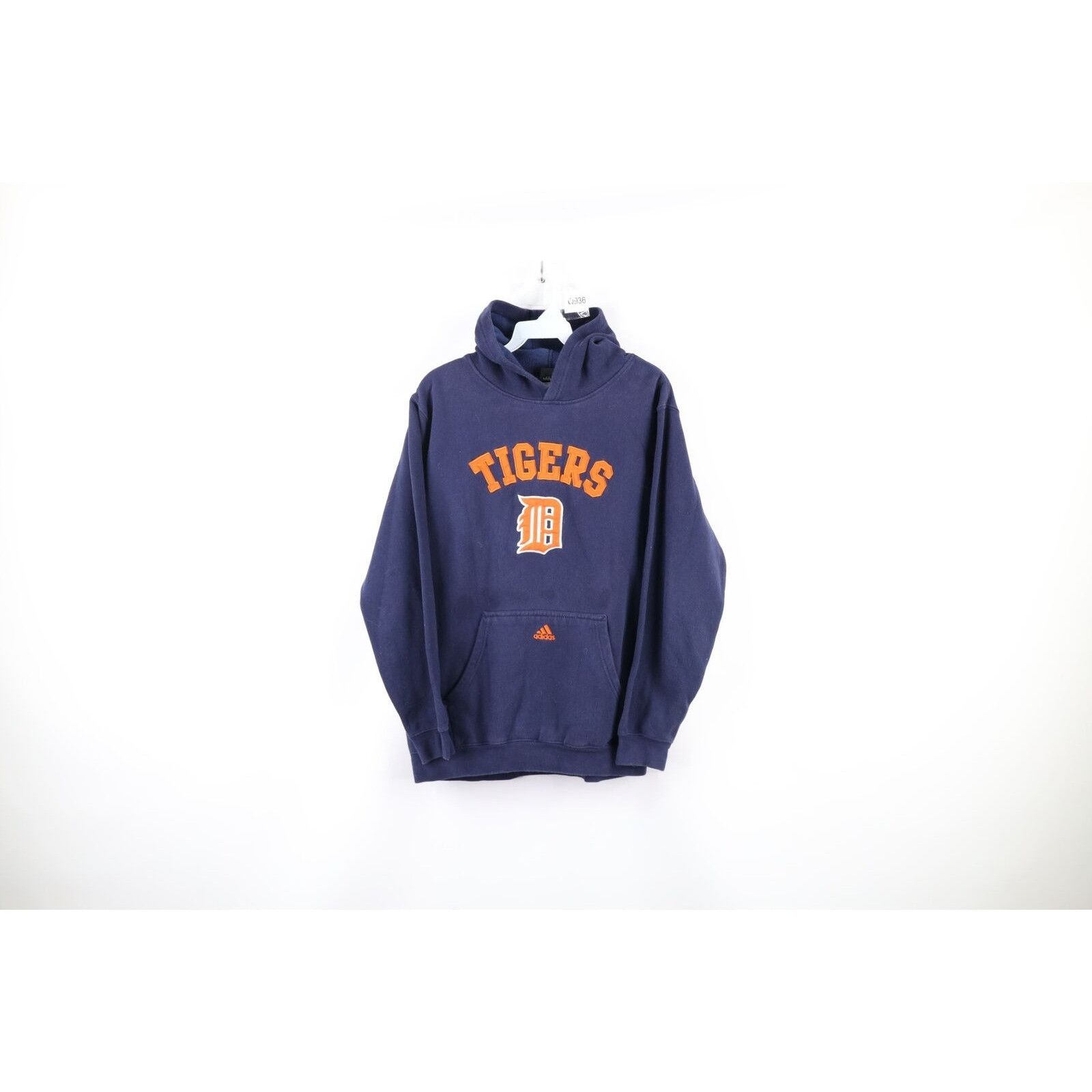 Adidas × Vintage Vintage Adidas Detroit Tigers Baseball Old English D Hoodie Size US S / EU 44-46 / 1 - 1 Thumbnail