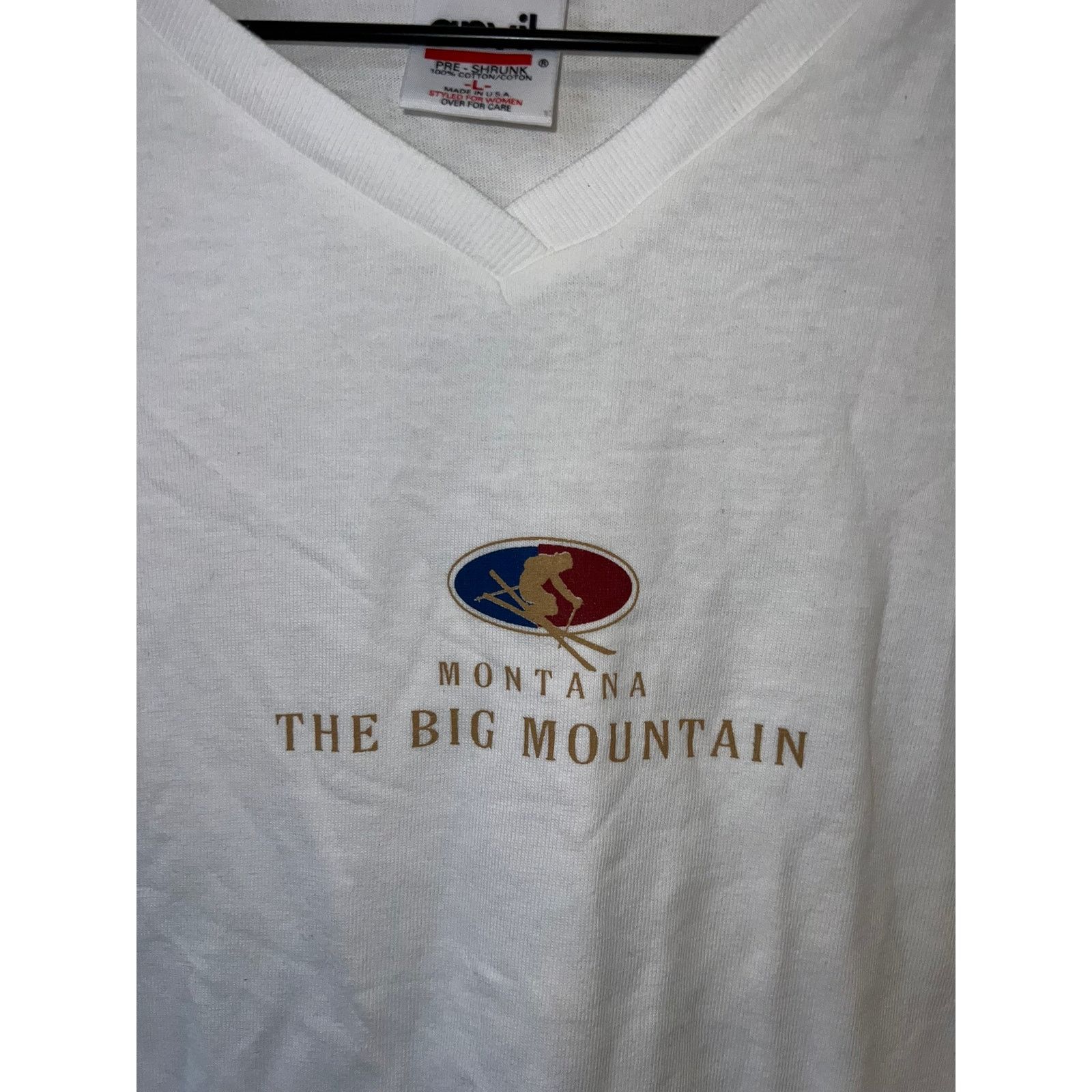 Anvil Womens Montana Ski Shirt The big Mountain Tee Top Women L Size L / US 10 / IT 46 - 3 Thumbnail