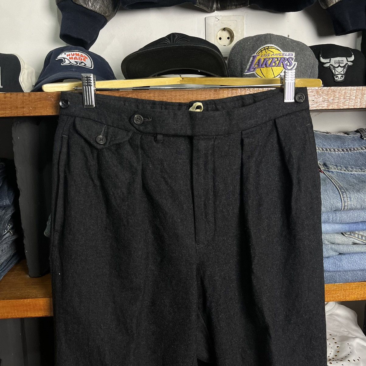 Polo Ralph Lauren × Vintage Vintage Polo Ralph Lauren Wool Trouser Dry Clean Only Size US 31 - 2 Thumbnail