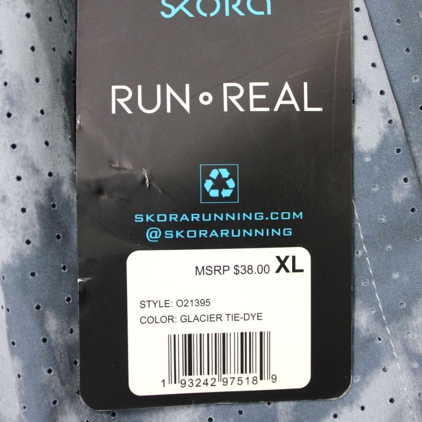 Vintage Skora Shorts Mens XL Gray Athletic Run Quick Dry Lined Drawstring Size US 36 / EU 52 - 3 Thumbnail