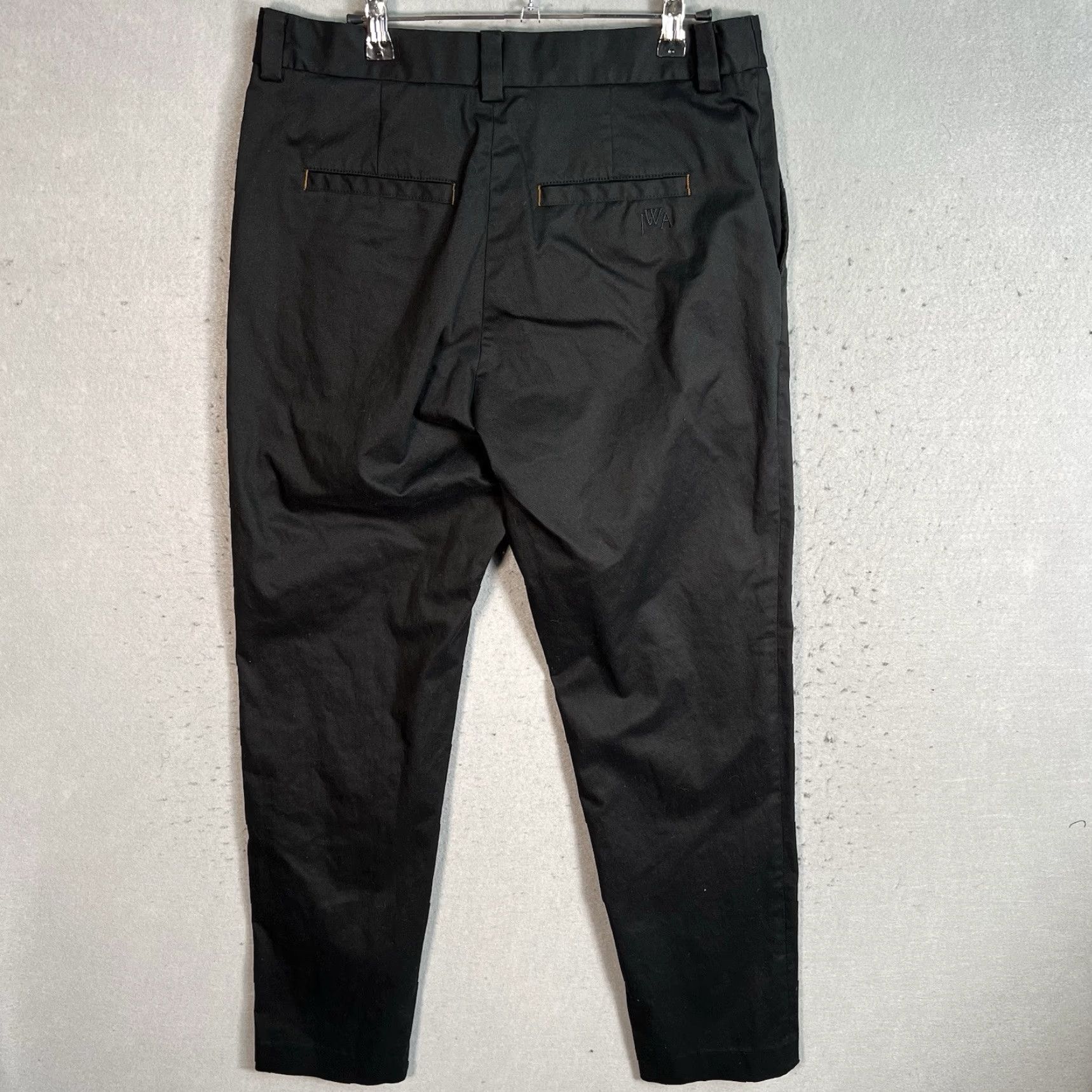 Vintage VINTAGE Uniqlo x JW Anderson Women's Pants Size 10 Black Straight Leg Cotton Blend Jeans Size 32" / US 10 / IT 46 - 7 Thumbnail