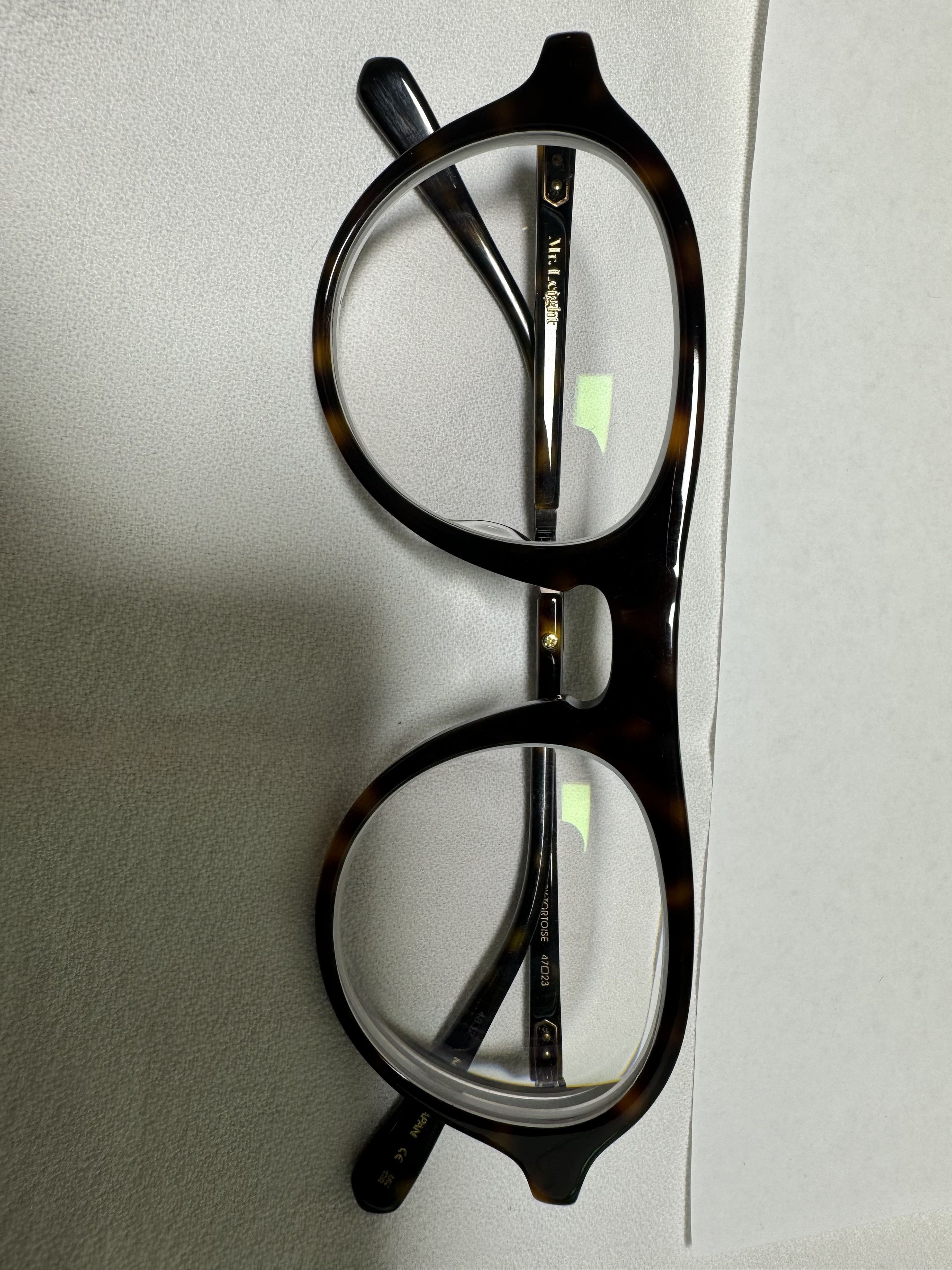Mr. Leight Mr. Leight Mason C glasses in size 47/23 Hickory Tortoise Size ONE SIZE - 2 Thumbnail