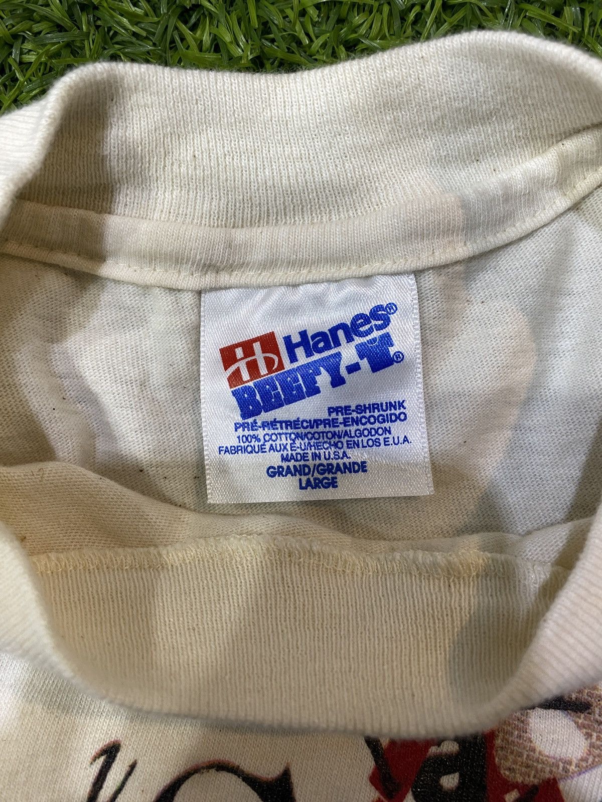 Hanes Vintage 90’s Sebastian Dada Art Tshirt Size US L / EU 52-54 / 3 - 6 Thumbnail