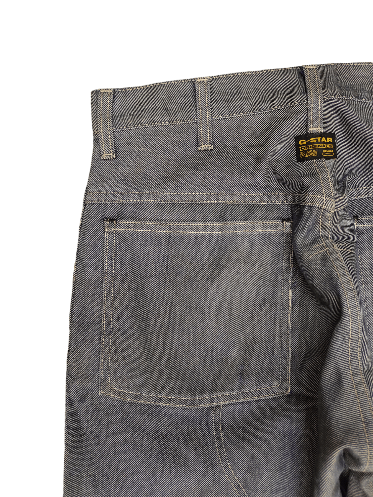 G-Star Vintage G Star Raw Denim Elwood Loose Distress Jeans Size US 31 - 5 Thumbnail