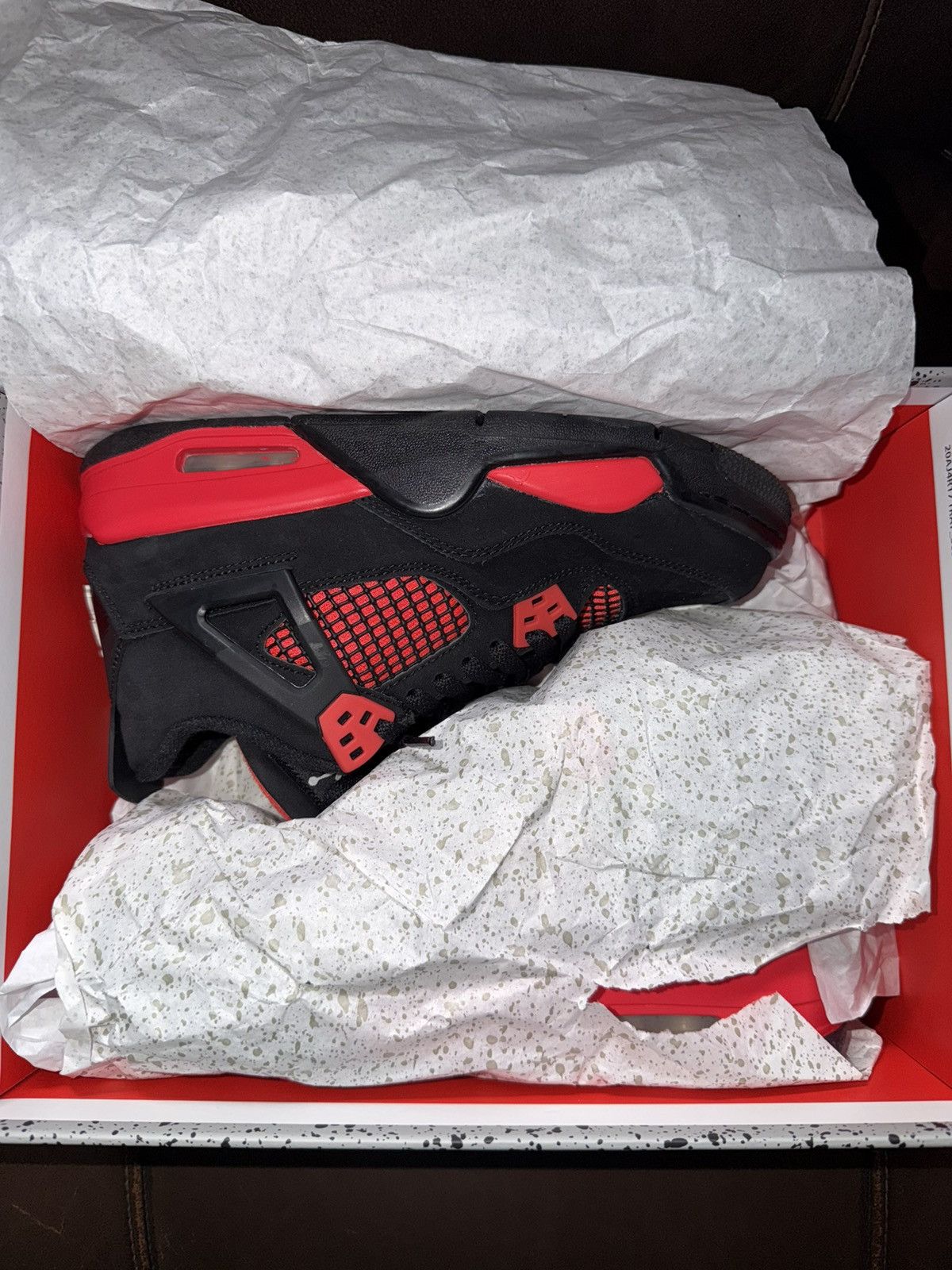 Jordan Brand Air Jordan 4 Retro GS ‘Red Thunder’ Size US 6 / EU 39 - 3 Thumbnail