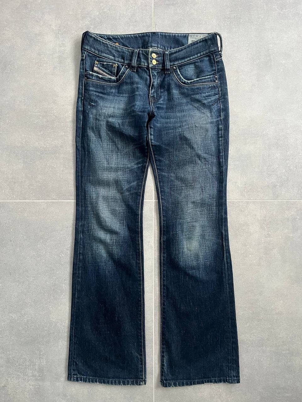 Diesel Vintage Diesel Ronhar Raw Flared Lowrise Jeans Size US 28 / EU 44 - 1 Thumbnail