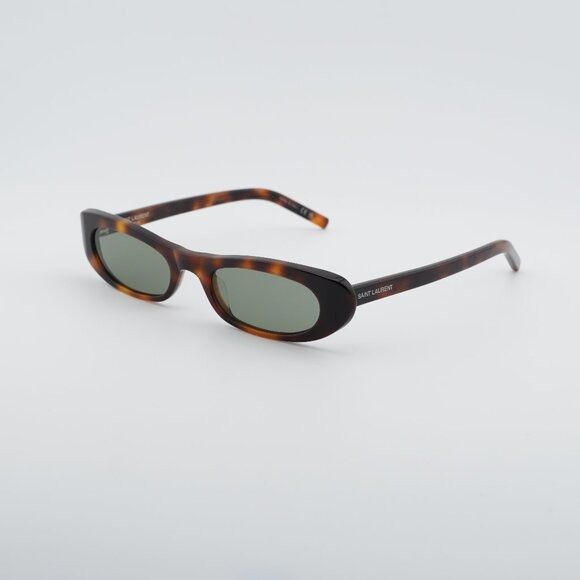Saint Laurent SL557 SHADE 002 Sunglasses Havana Oval Frame