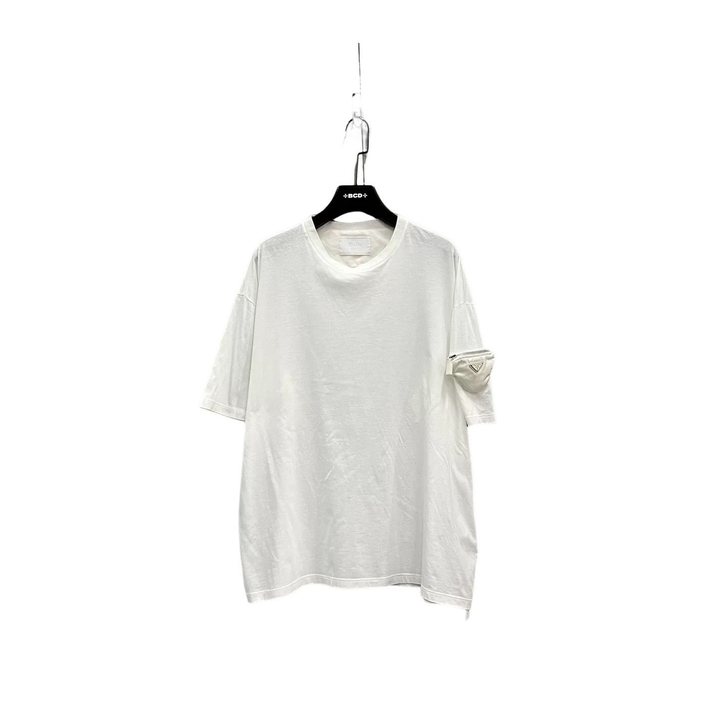 Prada Prada Triangle Logo Pocket T-Shirt Size L Size US L / EU 52-54 / 3 - 1 Thumbnail