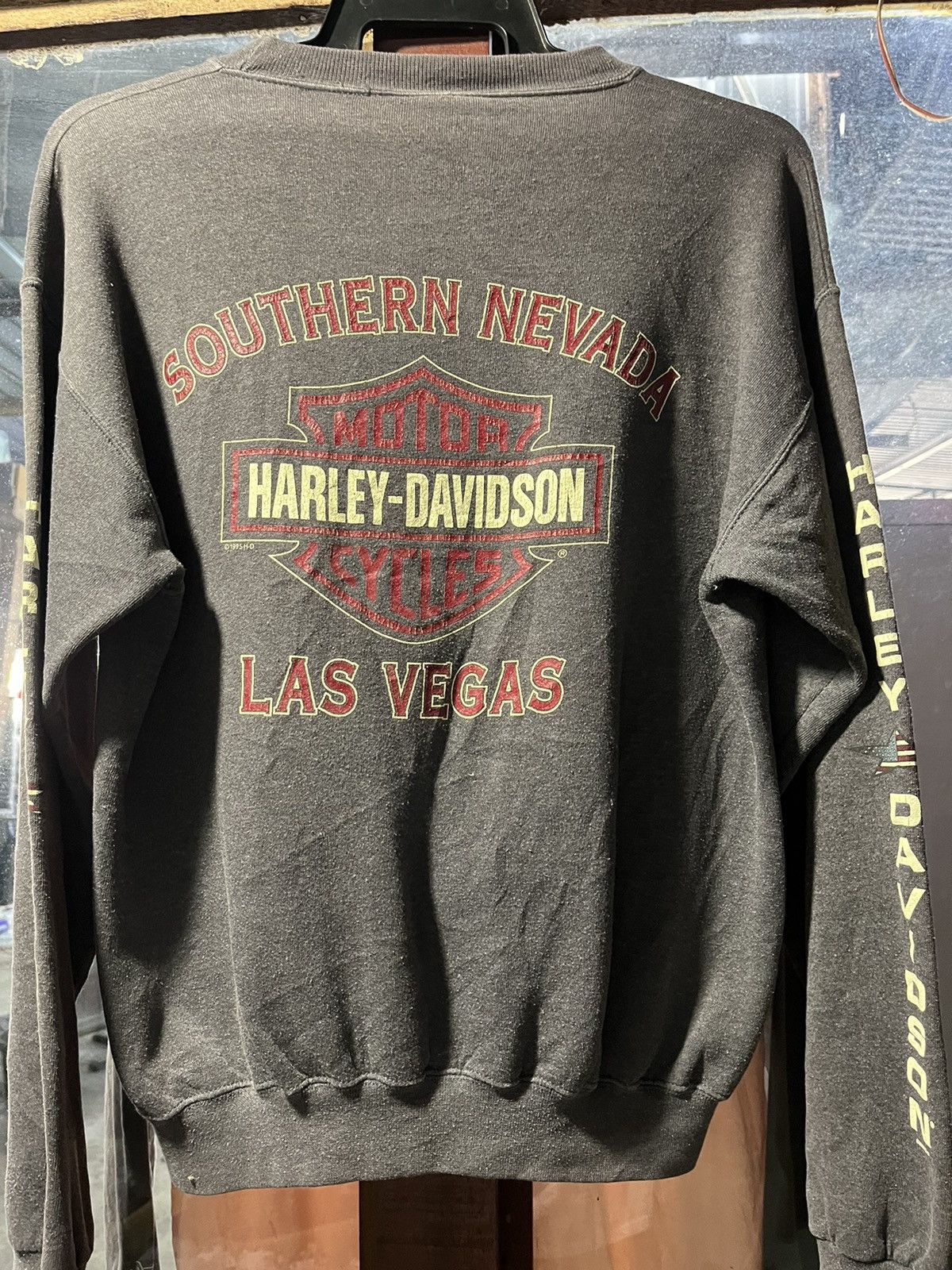 Harley Davidson × Vintage Vintage Harley Davidson Sweatshirt Size US M / EU 48-50 / 2 - 5 Thumbnail