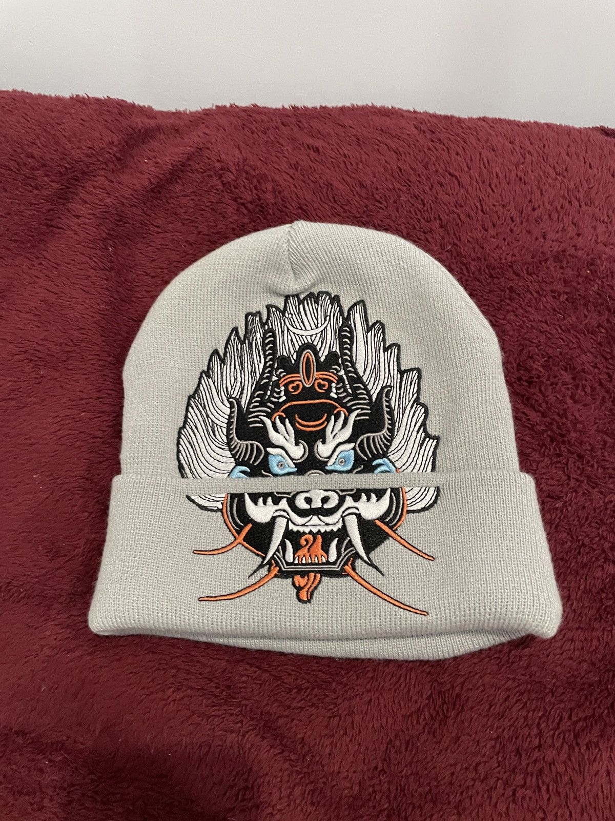 Supreme Supreme Demon Beanie Grey FW21 Size ONE SIZE - 1 Preview