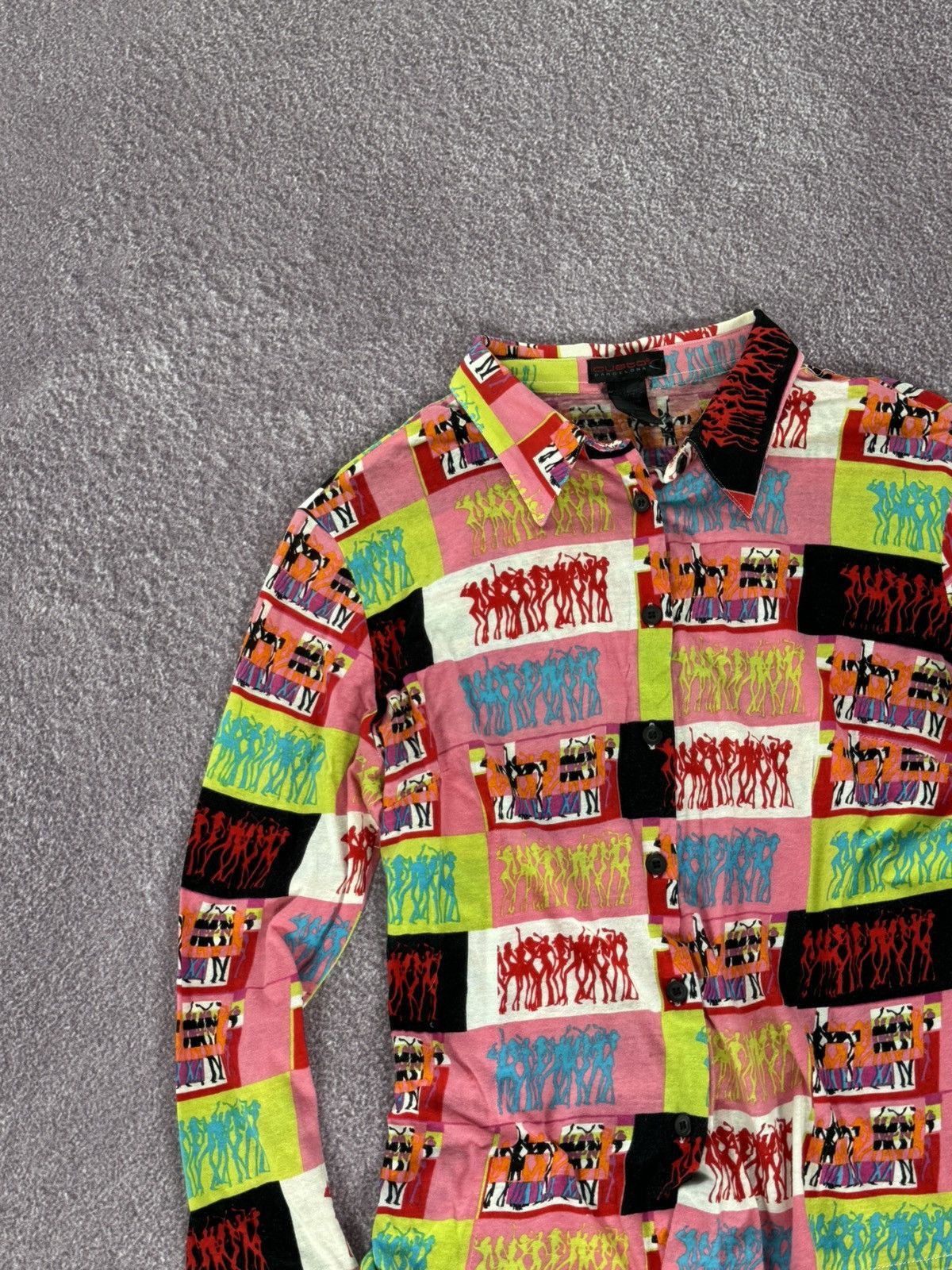 Custo Barcelona Custo Barcelona Y2K Sexy Print 00s Long Sleeve T-Shirt Size S / US 4 / IT 40 - 4 Thumbnail