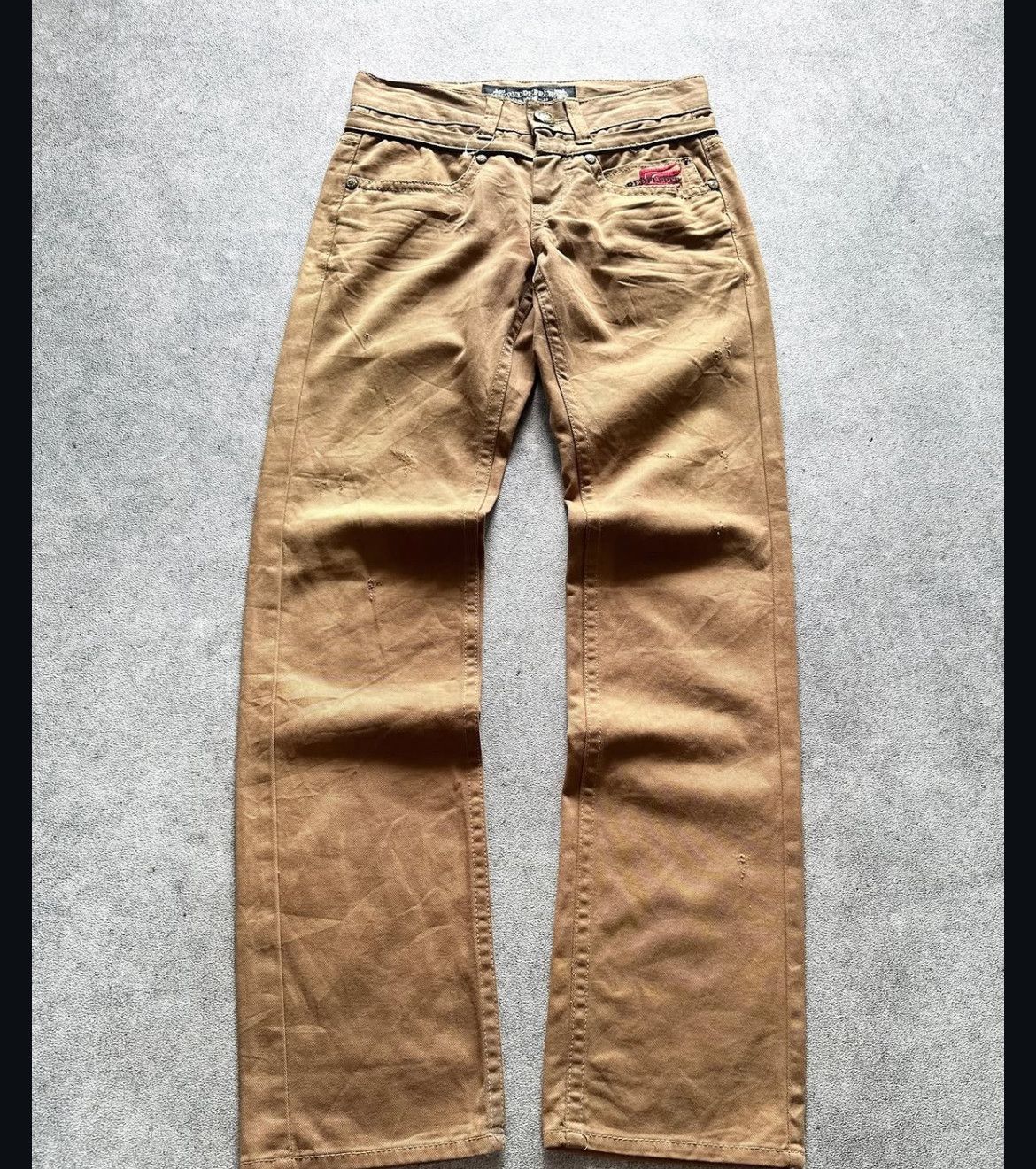 If Six Was Nine 2000s Red Pepper Special Edition Double Waist Jeans y2k Lgb Size US 30 / EU 46 - 2 Thumbnail