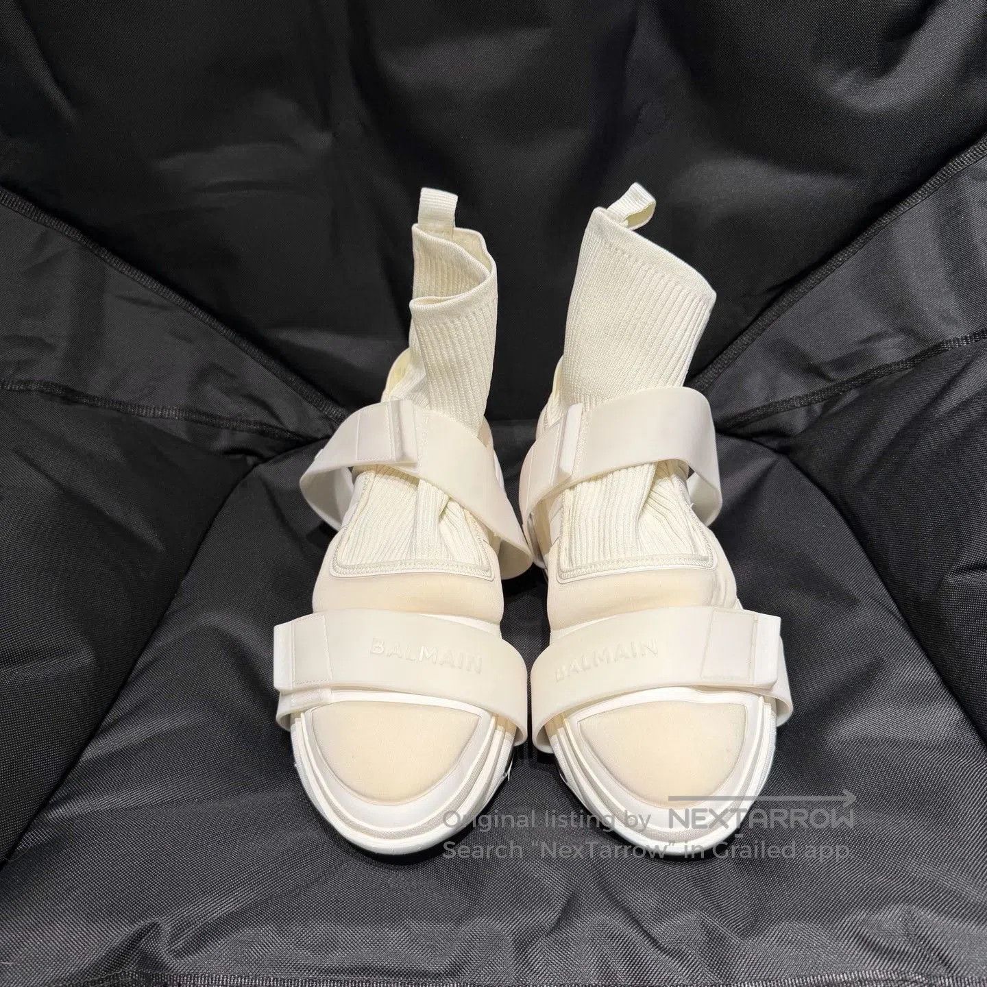 Balmain Balmain White Mid-Calf Casual Shoes. Size US 11 / EU 44 - 3 Thumbnail