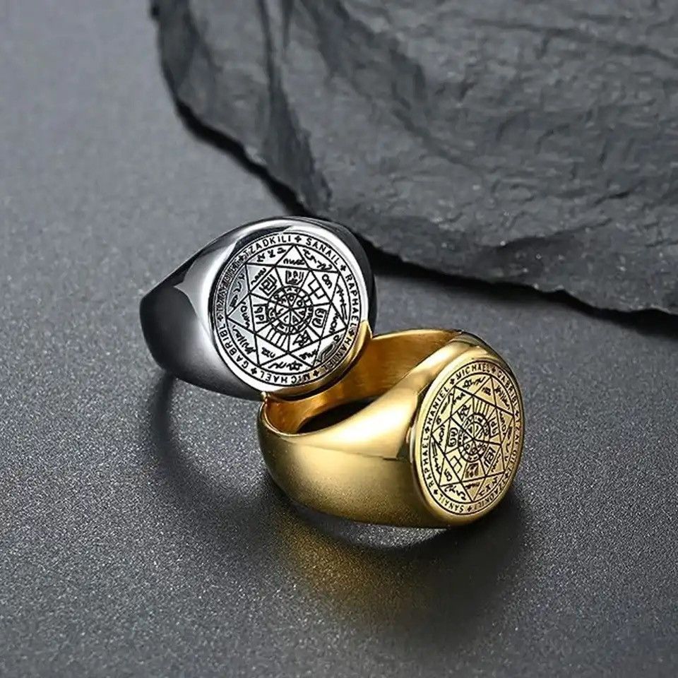 Jewelry × Vintage The Seven Archangels Rings Size ONE SIZE - 5 Thumbnail