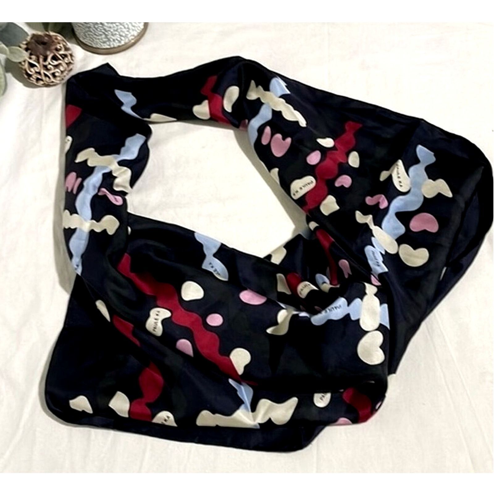 PAULE KA Paule Ka Scarf Chic Polished Protect Navy Multiple Colors Size ONE SIZE - 1 Thumbnail