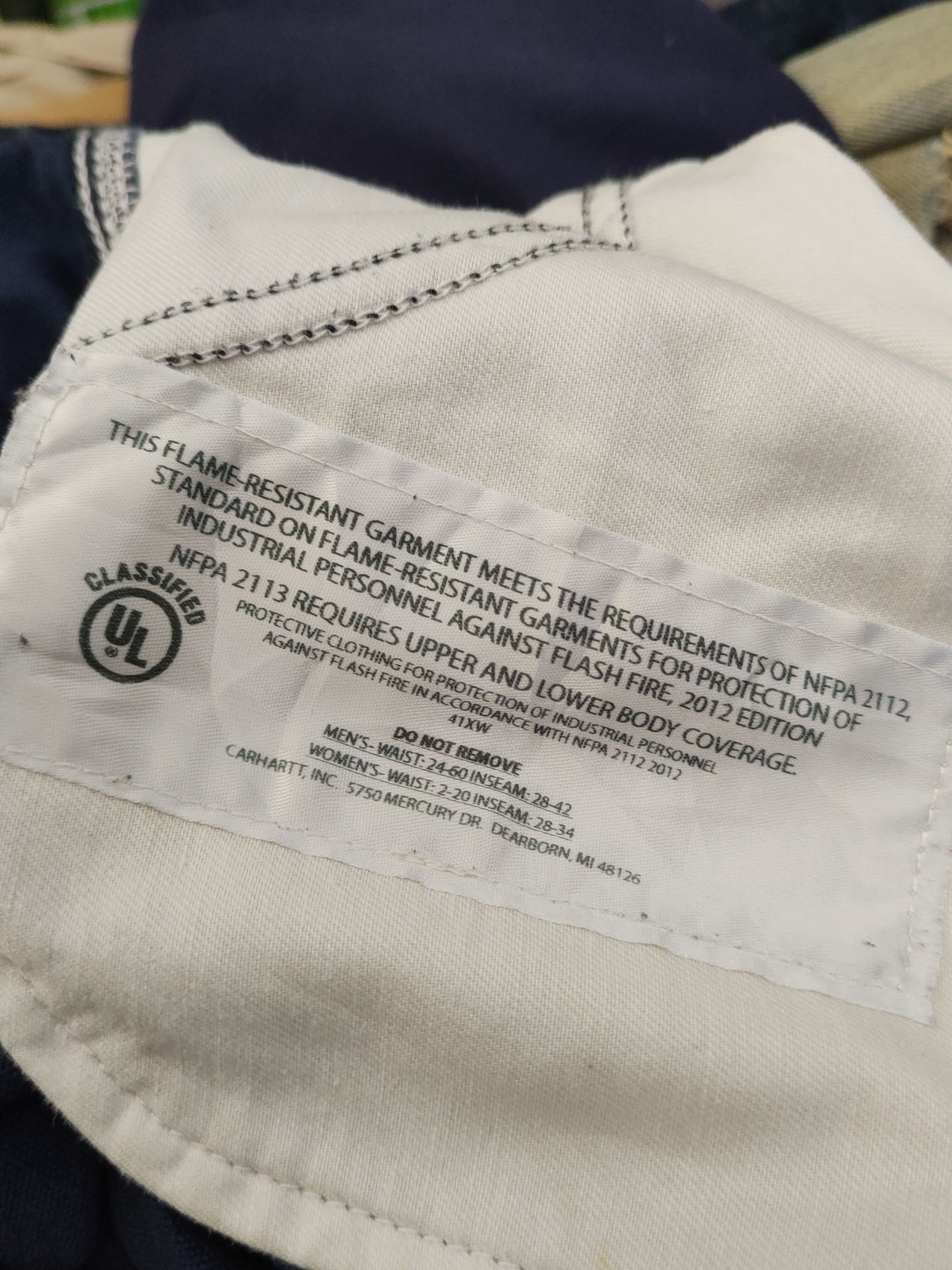 Carhartt DL FR Carhartt Navy Multipocket Tactical Cargo Pants #W1589 Size US 32 / EU 48 - 13 Thumbnail