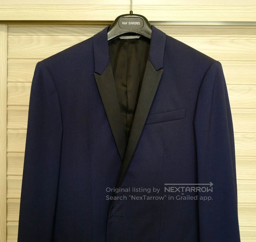 Dior Dior Homme Navy Smoking Jacket Size 46. Size US S / EU 44-46 / 1 - 2 Thumbnail
