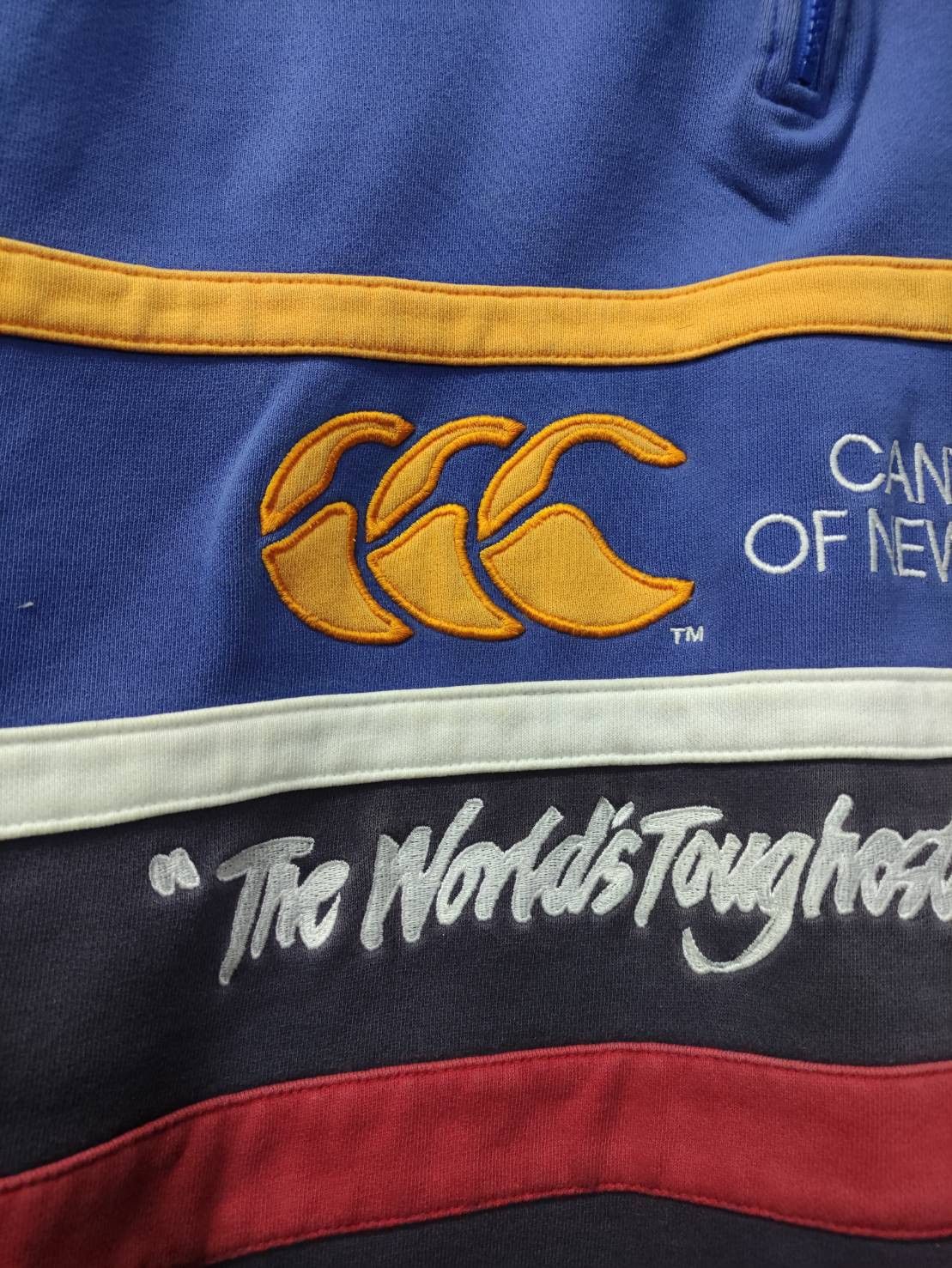 Canterbury of New Zealand Vtg 90's Canterbury of New Zealand Rugby Jersey Size US L / EU 52-54 / 3 - 3 Thumbnail