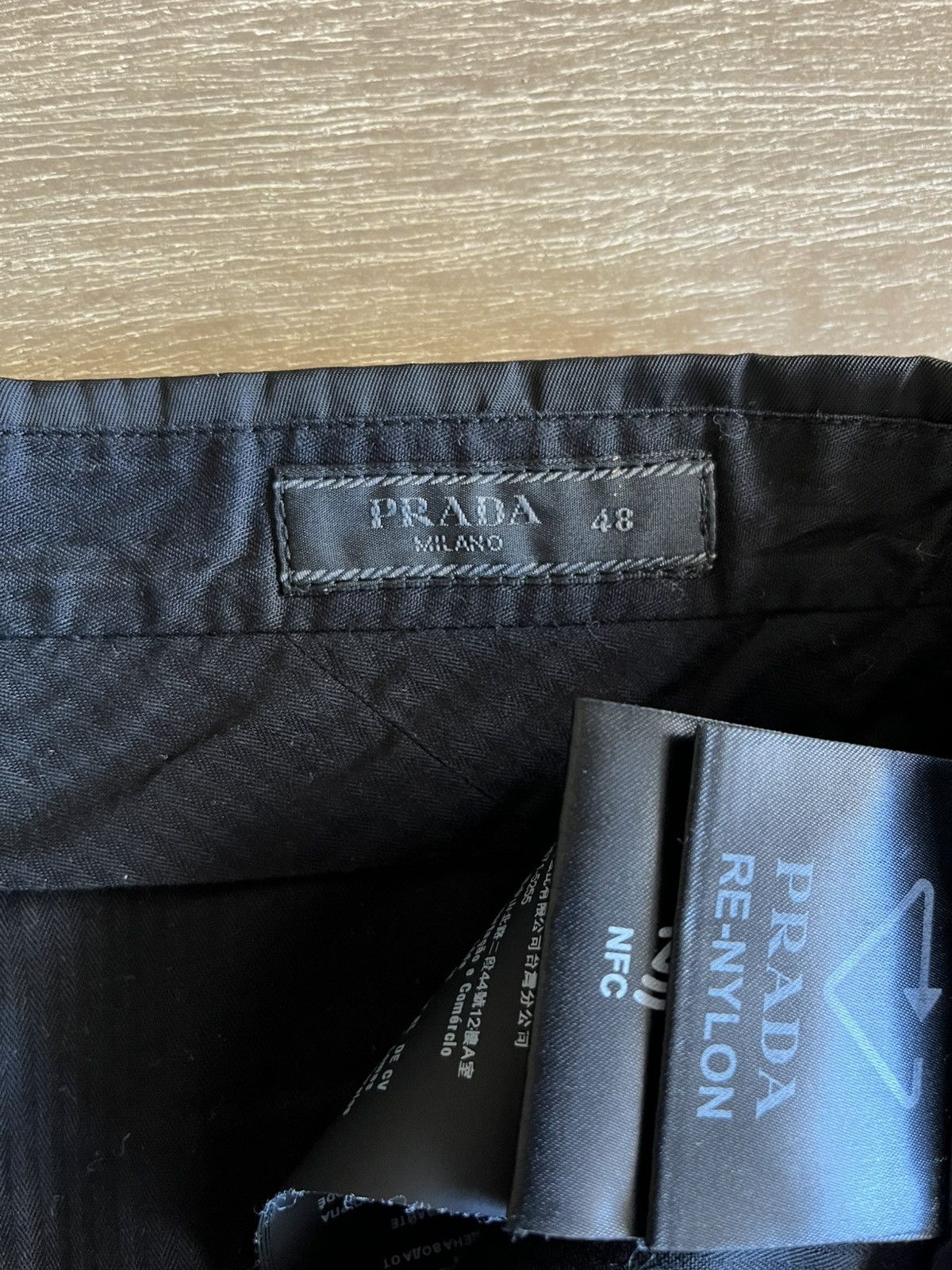 Prada Prada Re-Nylon Black Medium Trousers Size US 32 / EU 48 - 5 Thumbnail