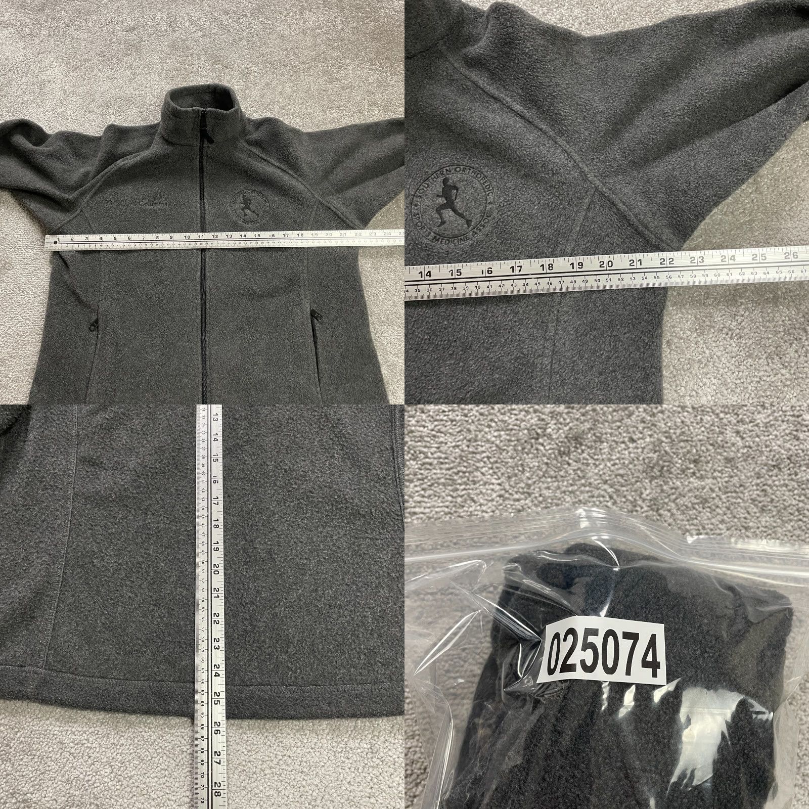 Vintage Columbia Benton Springs Fleece Jacket Womens Large Gray Full Zip Outdoor Hiking Size L / US 10 / IT 46 - 8 Thumbnail