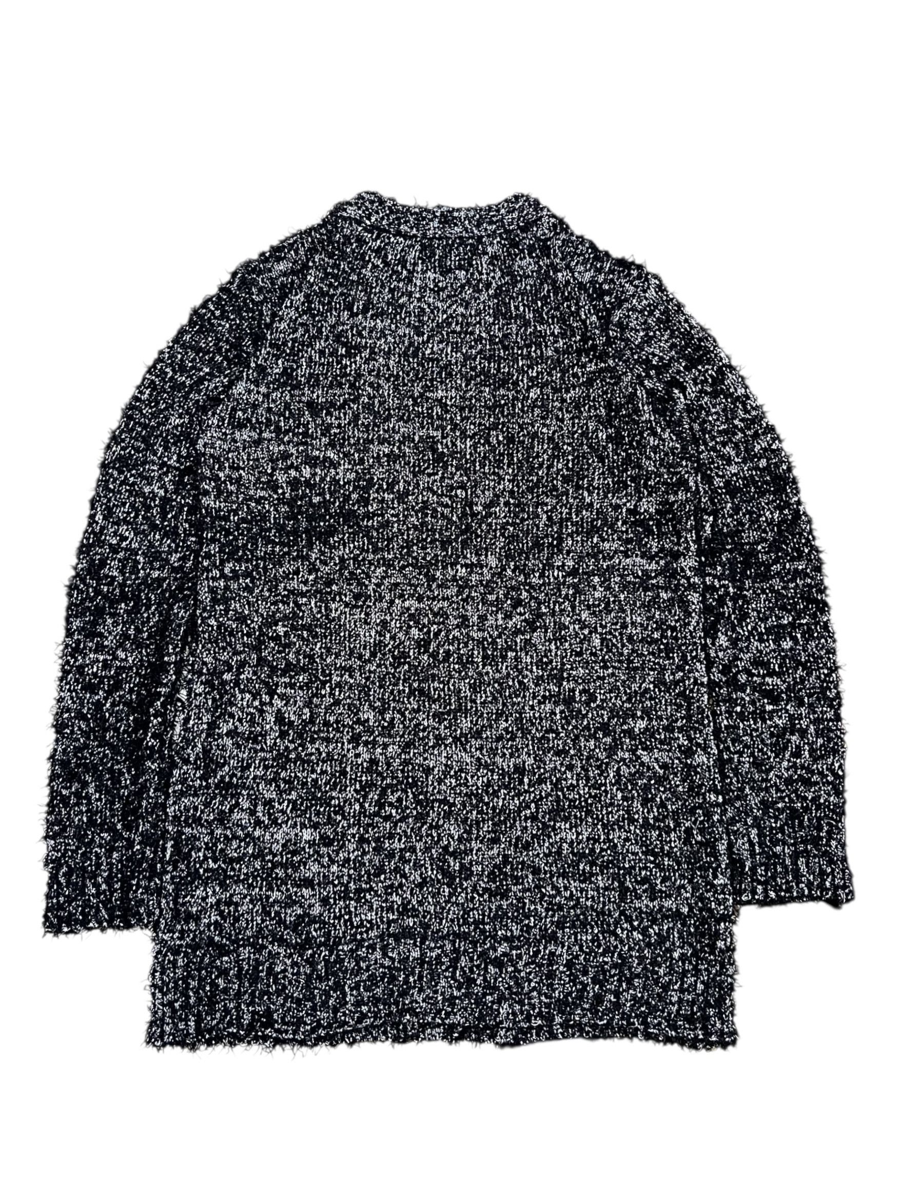 Seditionaries Black Peace Now Grunge Silver-Black Slit Thread Cardigan Size US S / EU 44-46 / 1 - 5 Thumbnail