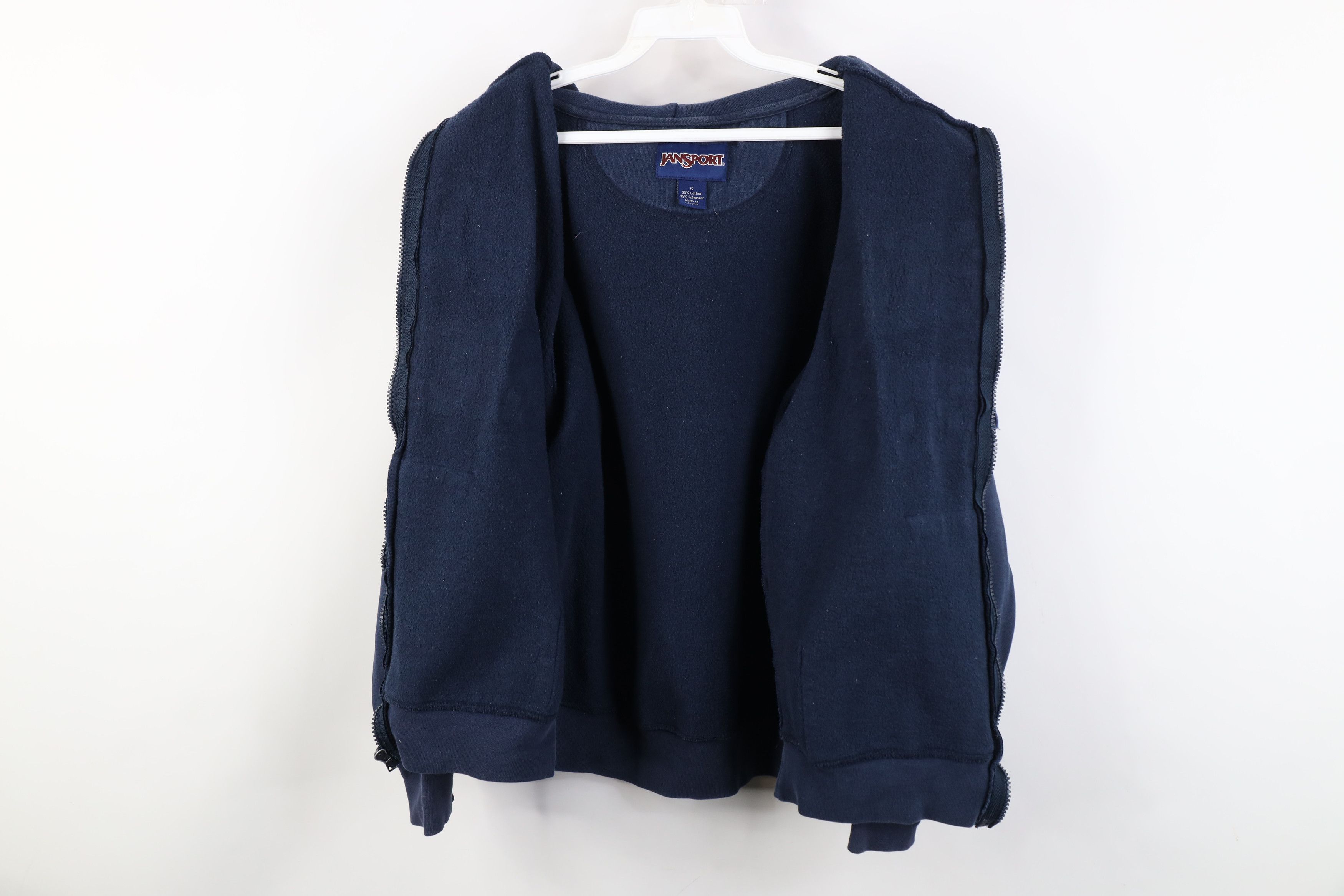 Vintage Vintage 90s Spell University of Toledo Full Zip Hoodie Blue Size S / US 4 / IT 40 - 10 Thumbnail