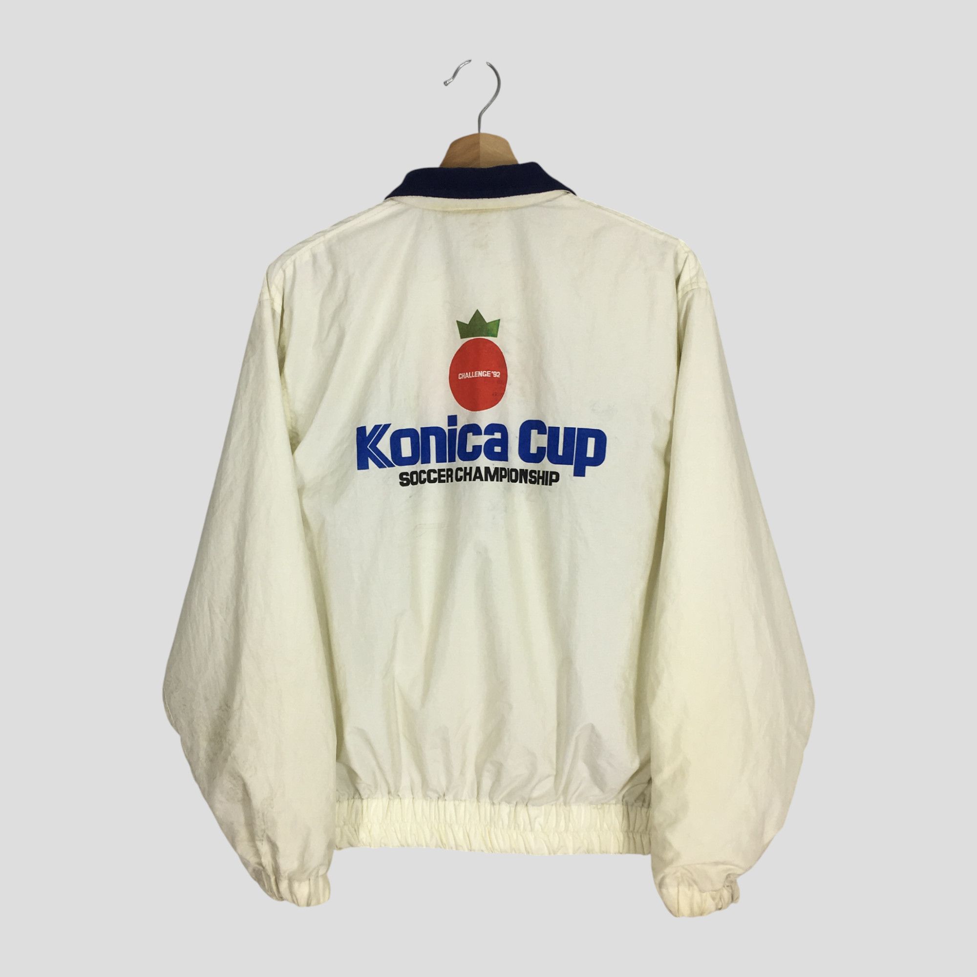 Japanese Brand Vintage 90's Konica Cup Soccer Championship Jacket Size US L / EU 52-54 / 3 - 1 Thumbnail